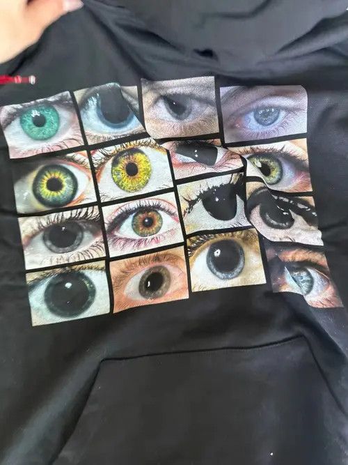 VIBE Drug Eyes Black Hoodie Sweatshirt Size US M / EU 48-50 / 2 - 5 Thumbnail