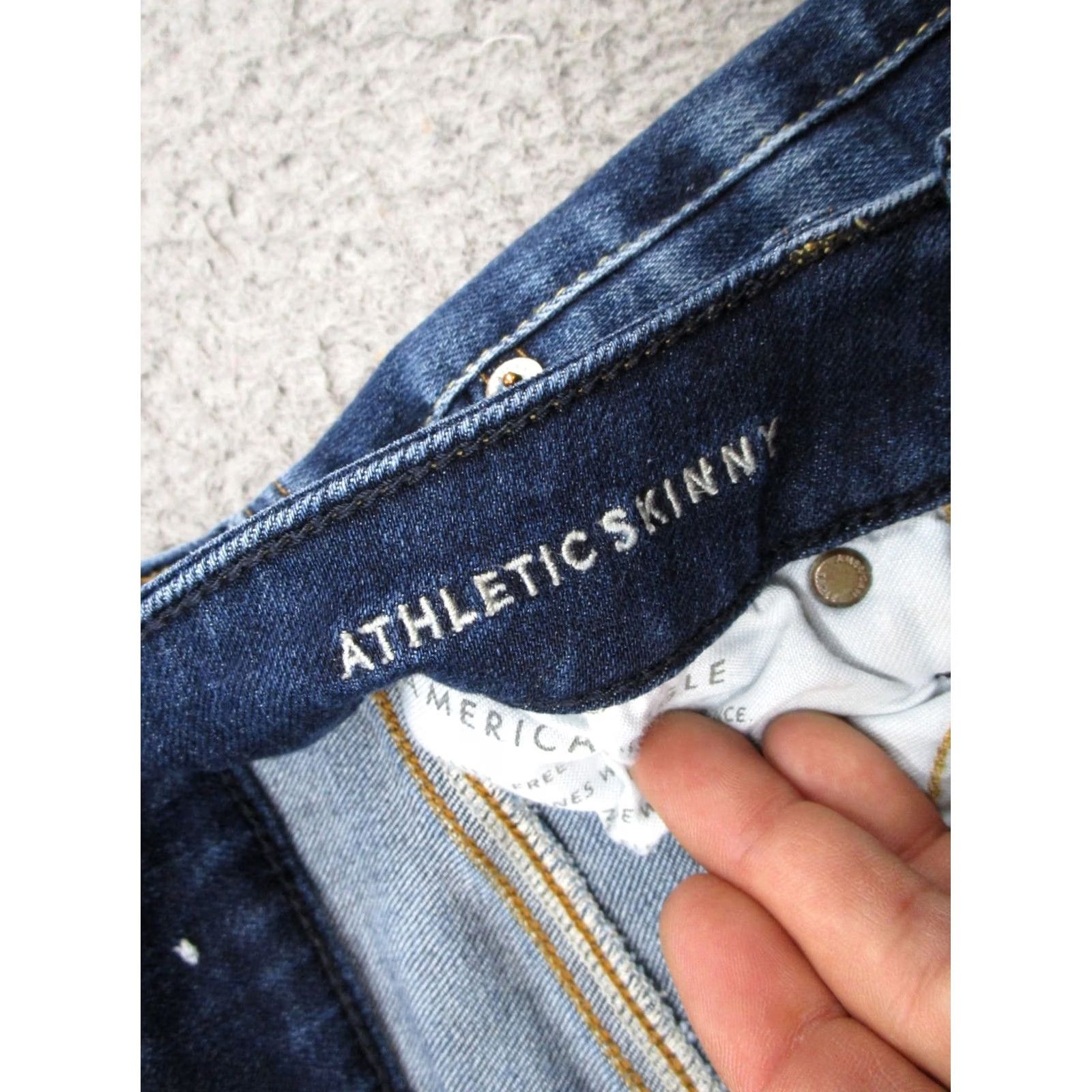 American Eagle Outfitters American Eagle Outfitters Jeans Mens 30x34 Skinny Airflex Athletic Blue Denim 5-Pocket Stretch Rise Mid Vintage No Size US 30 / EU 46 - 5 Thumbnail