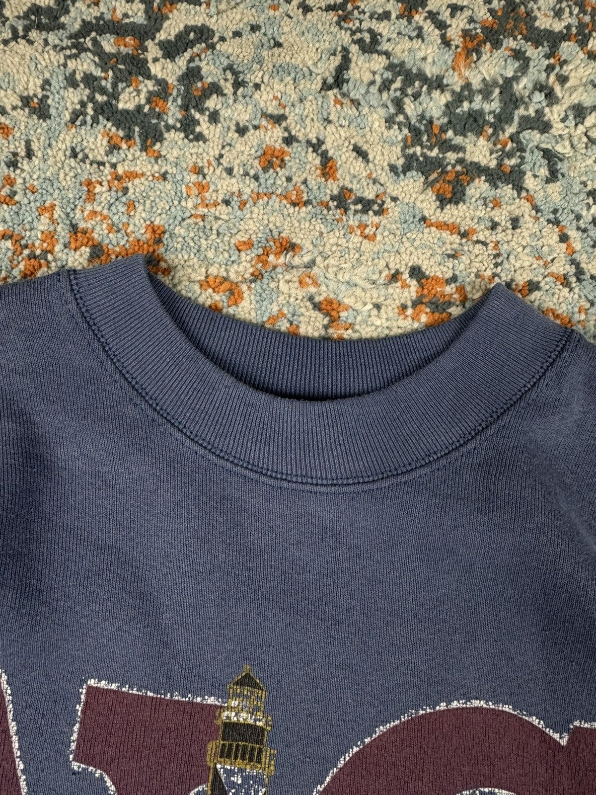 Vintage Vintage 90s North Carolina lighthouse made in USA sweatshirt Size US L / EU 52-54 / 3 - 7 Thumbnail