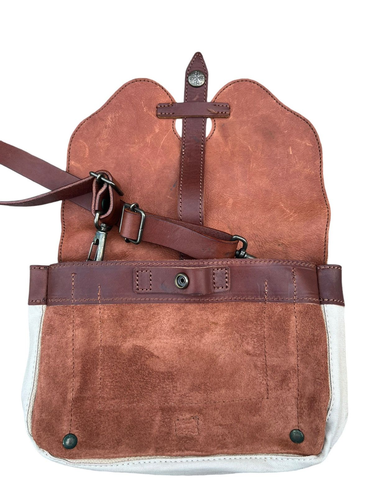 Leather Vintage Agility Japan Patina Leather Hybrid Bag Size ONE SIZE - 21 Thumbnail