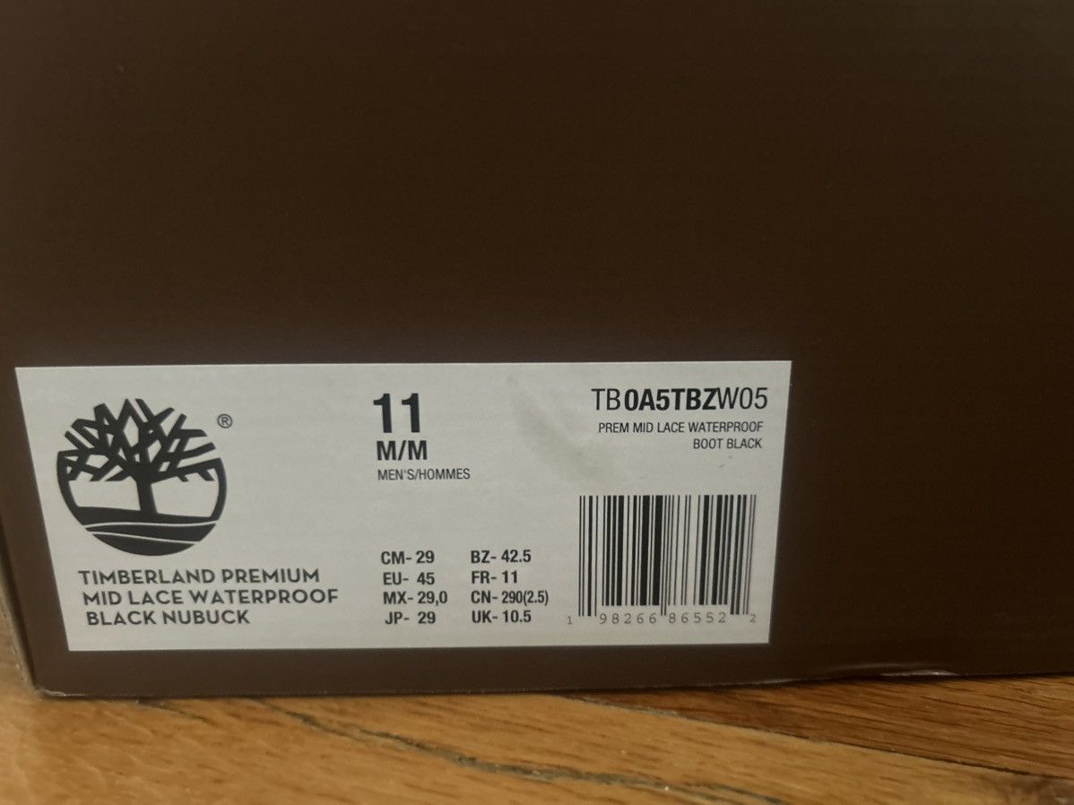 Supreme × Timberland Timberland x Supreme Patchwork Black Boot Size US 11 / EU 44 - 6 Thumbnail