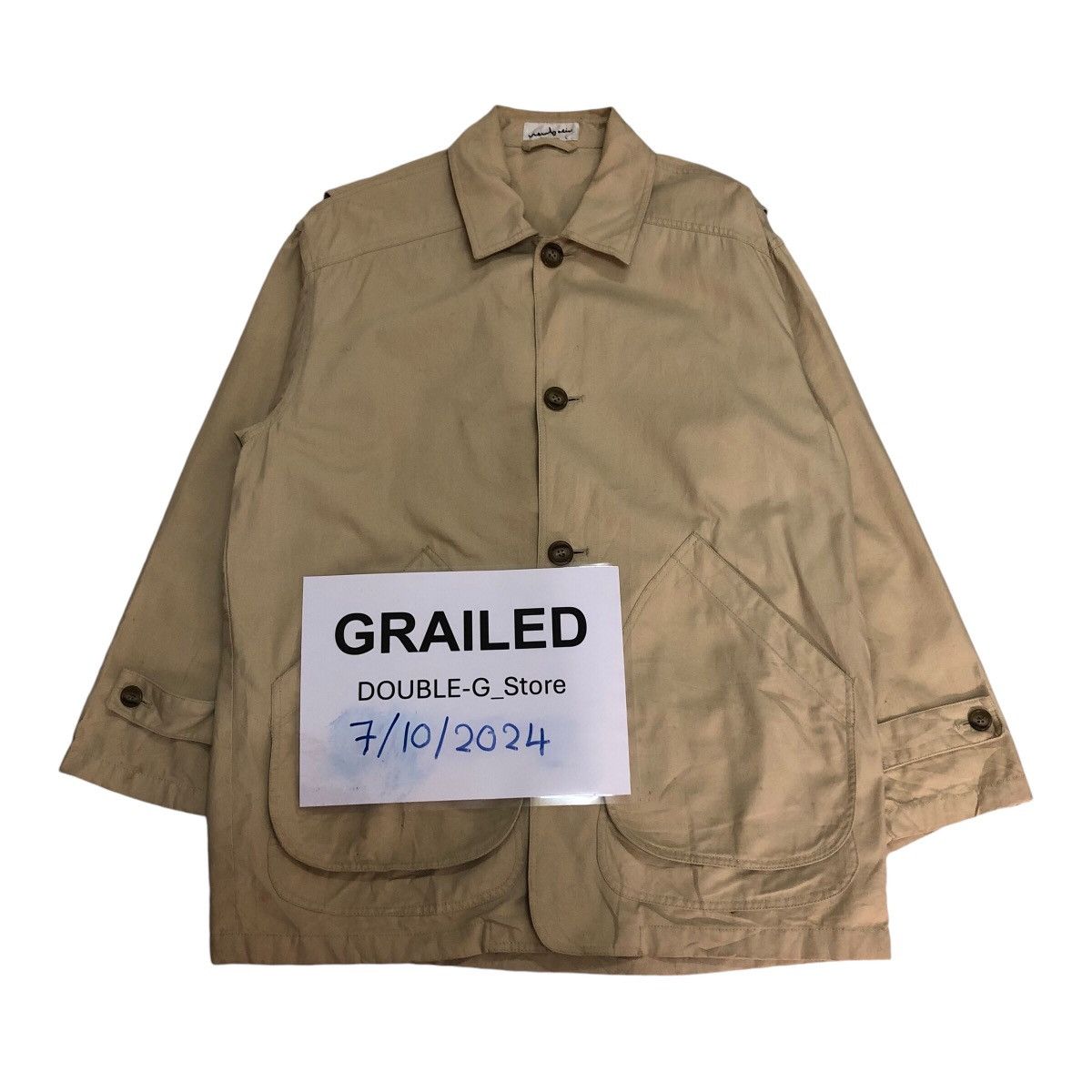 Japanese Brand × Vintage 📌Vintage Belle Maison Chore Jacket Worker Big Pocket Size US L / EU 52-54 / 3 - 1 Thumbnail