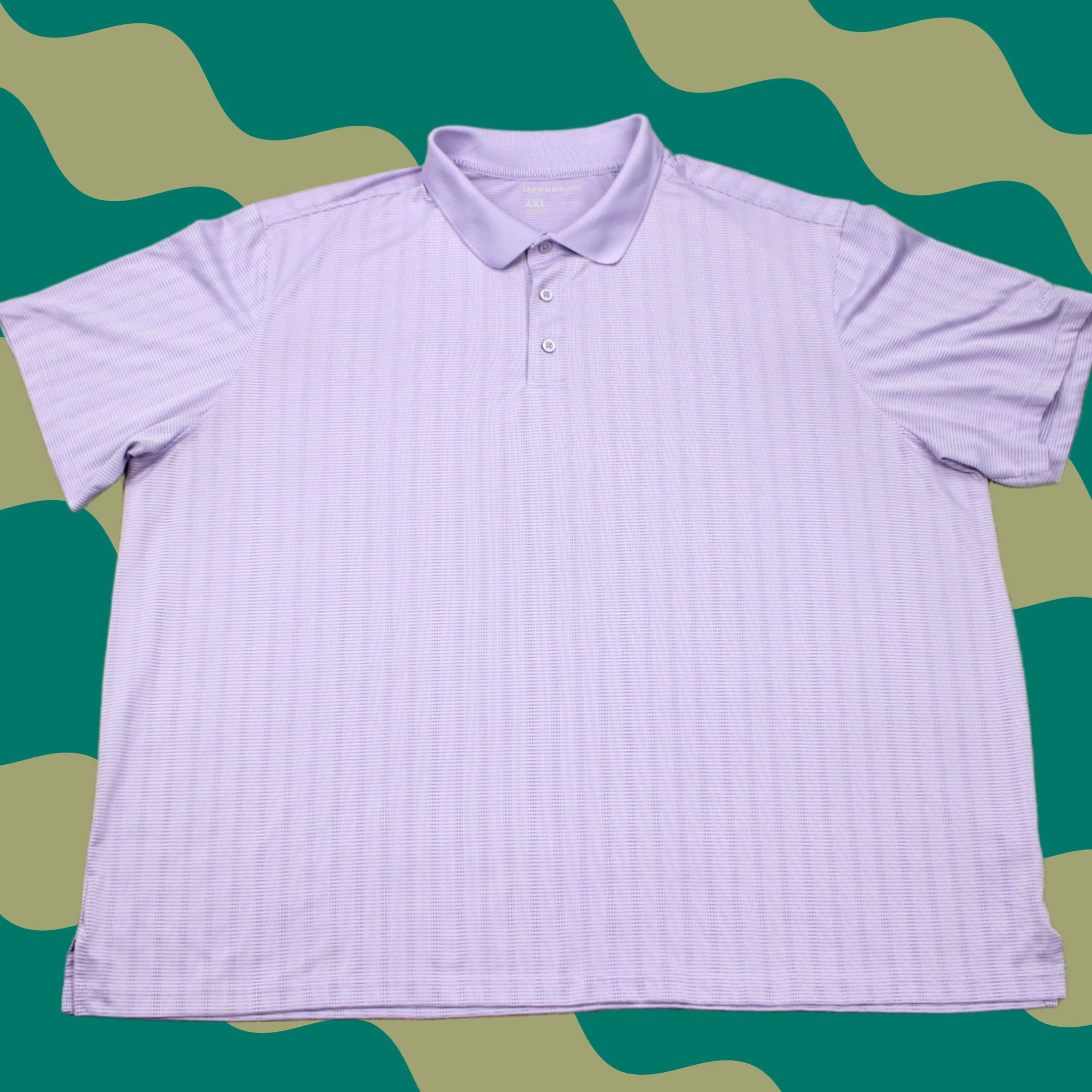 Reebok Reebok Golf Polo Shirt Men 4XL XXXXL Purple 100% Polyester Short Sleeve Pullover Size US XXL / EU 58 / 5 - 1 Thumbnail