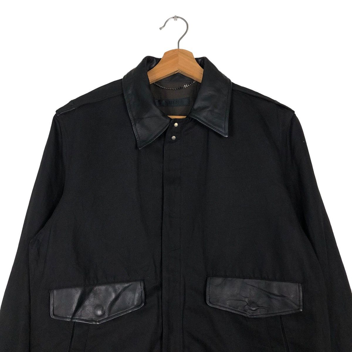 Japanese Brand BIKER JACKET LEATHER POCKET VIRUS JAPAN ISSEY MIYAKE DESIGN Size US S / EU 44-46 / 1 - 4 Thumbnail