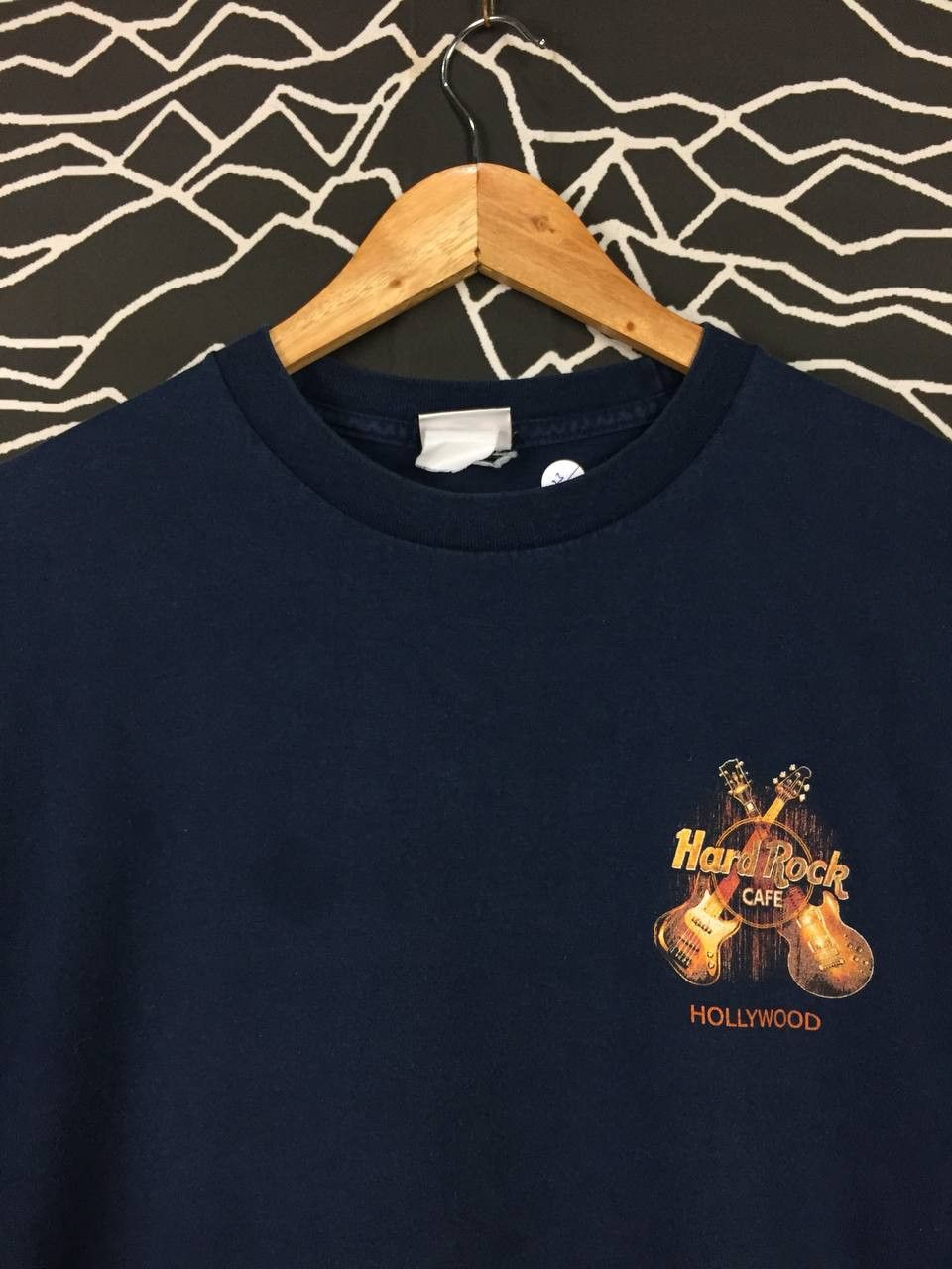 Hard Rock Cafe × Vintage Vtg Hard Rock Cafe Hollywood Save The Planet Graphic Tee Size US XL / EU 56 / 4 - 6 Thumbnail