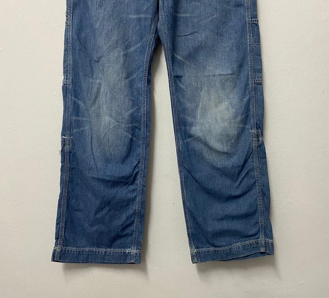 RAGEBLUE Rageblue Denim Painter Pants With Cinch Back & Flap Pockets Size US 32 / EU 48 - 4 Thumbnail