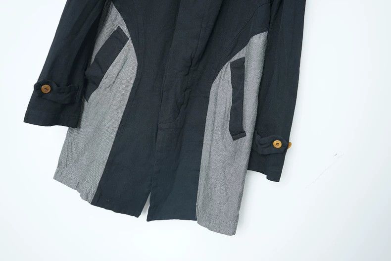 Comme des Garcons Comme des Garcons Polyester spliced long coat Size US S / EU 44-46 / 1 - 4 Thumbnail