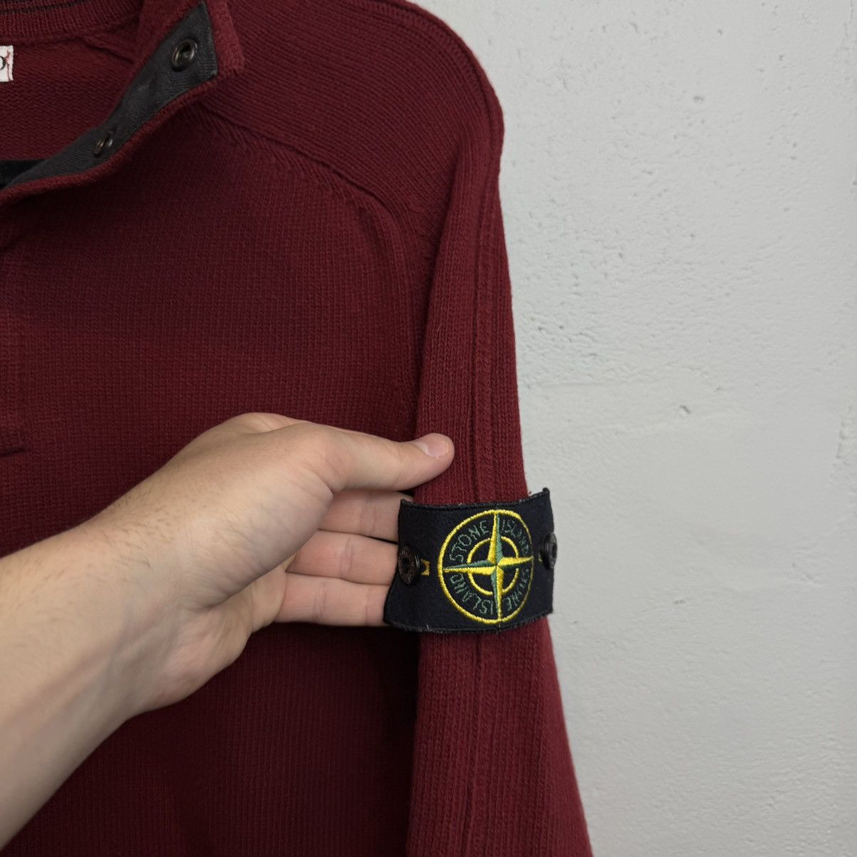 Stone Island Vintage 90’s Wool Sweater Stone Island Size US L / EU 52-54 / 3 - 5 Thumbnail