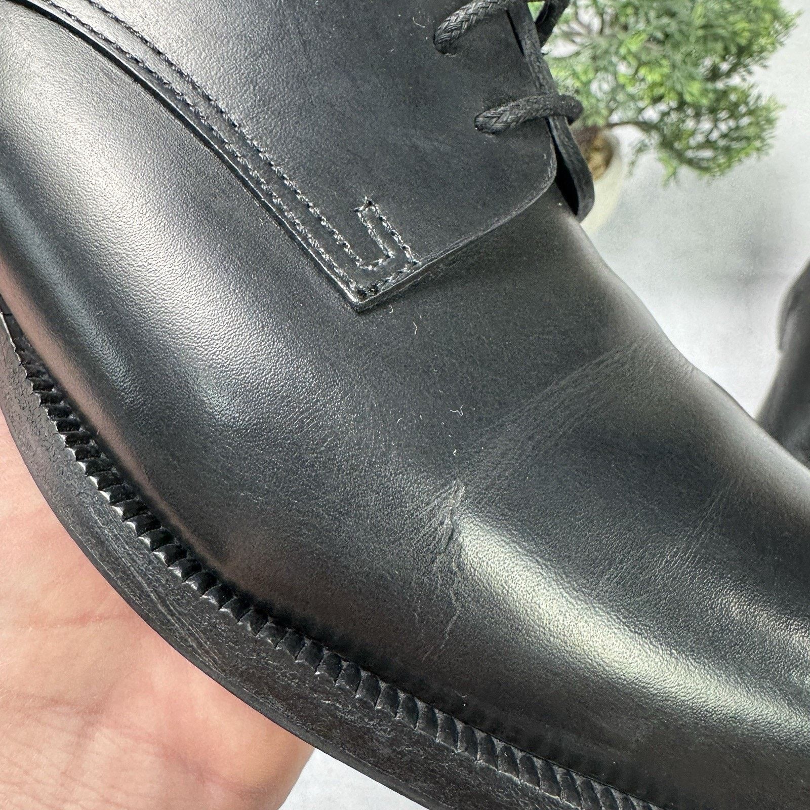 Dsquared2 Dsquared2 Men Derby Oxford Shoes Size EU 39 US 6 Black Size US 6 / EU 39 - 5 Thumbnail