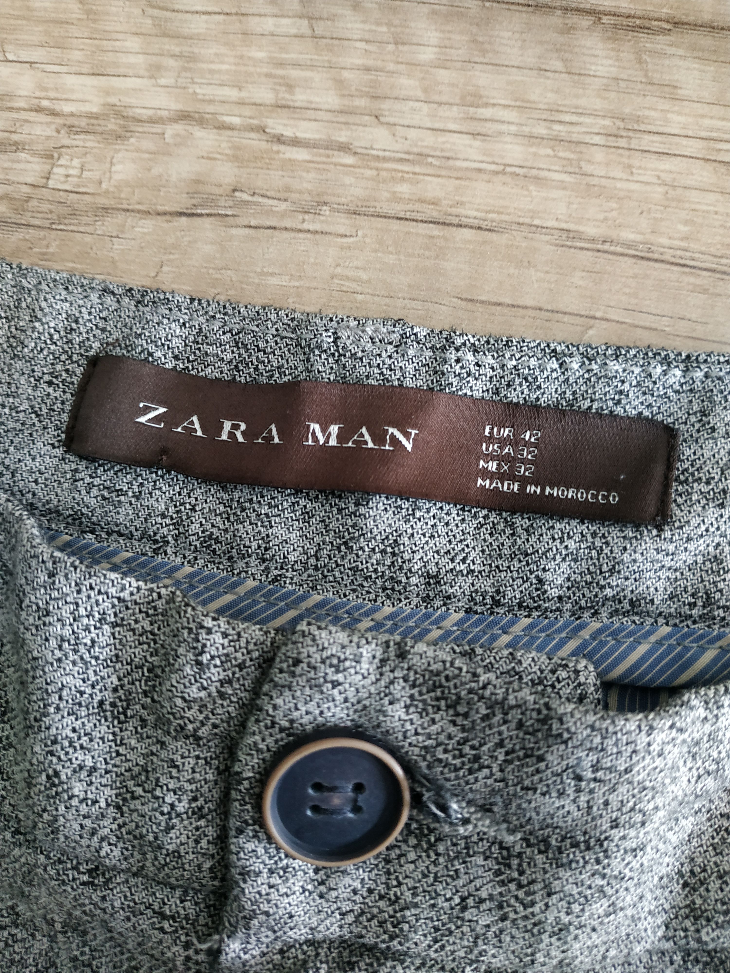 Zara ZARA Men's Slim Fit Chino/Sports Pants/Bottoms, s. 32 Size US 32 / EU 48 - 9 Thumbnail
