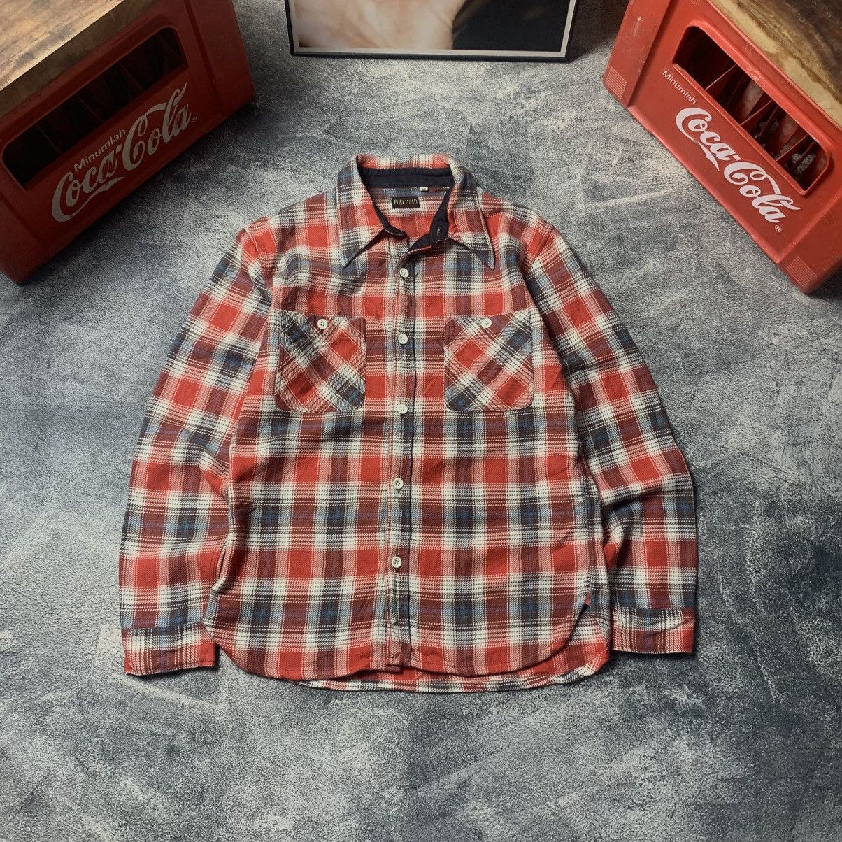 The Flat Head ‼️LAST DROP‼️ Flat Head Heavy Flannel Button Up shirt Size US M / EU 48-50 / 2 - 1 Thumbnail
