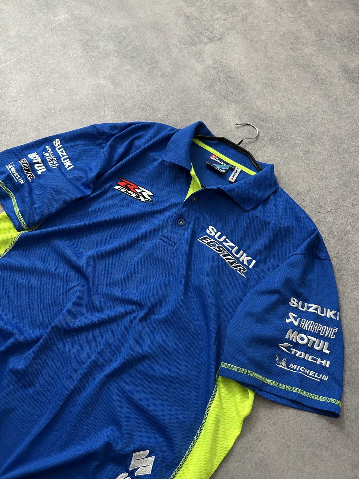 NASCAR Vintage Suzuki RR gsx big logo racing nascar polos Size US XL / EU 56 / 4 - 2 Thumbnail