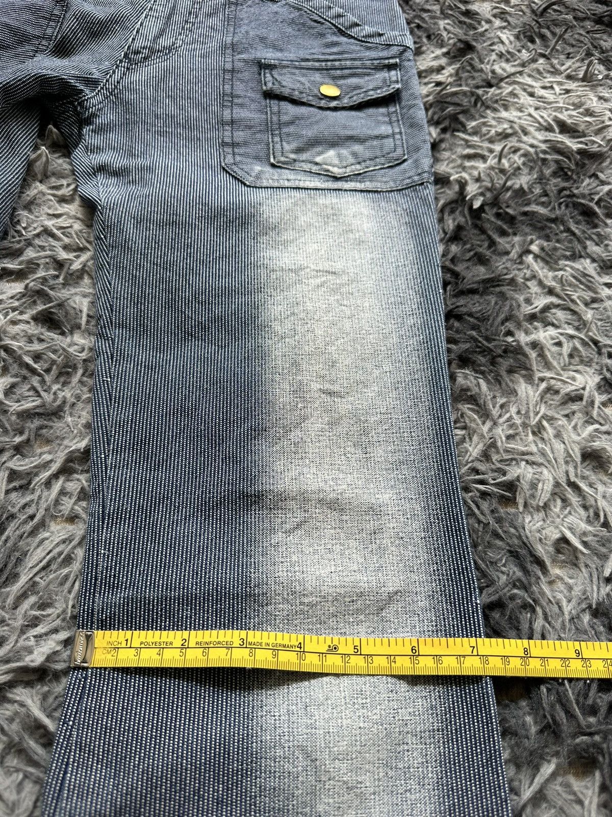 5351 POUR LES HOMMES 00's ABAHOUSE wabash striped denim jeans Size US 28 / EU 44 - 9 Thumbnail
