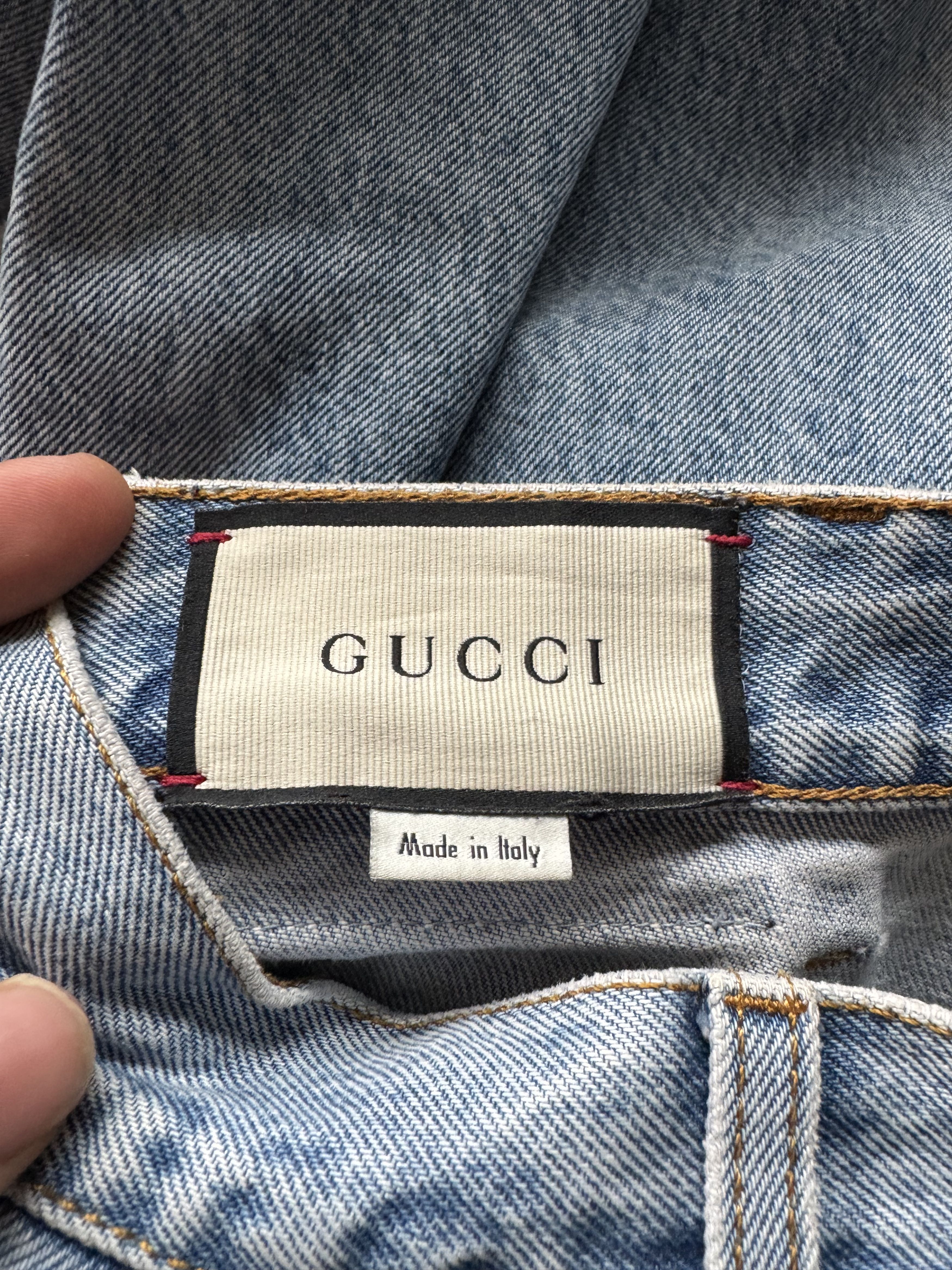 Gucci Denim Pants with Distressed Detailing Size US 33 - 14 Thumbnail