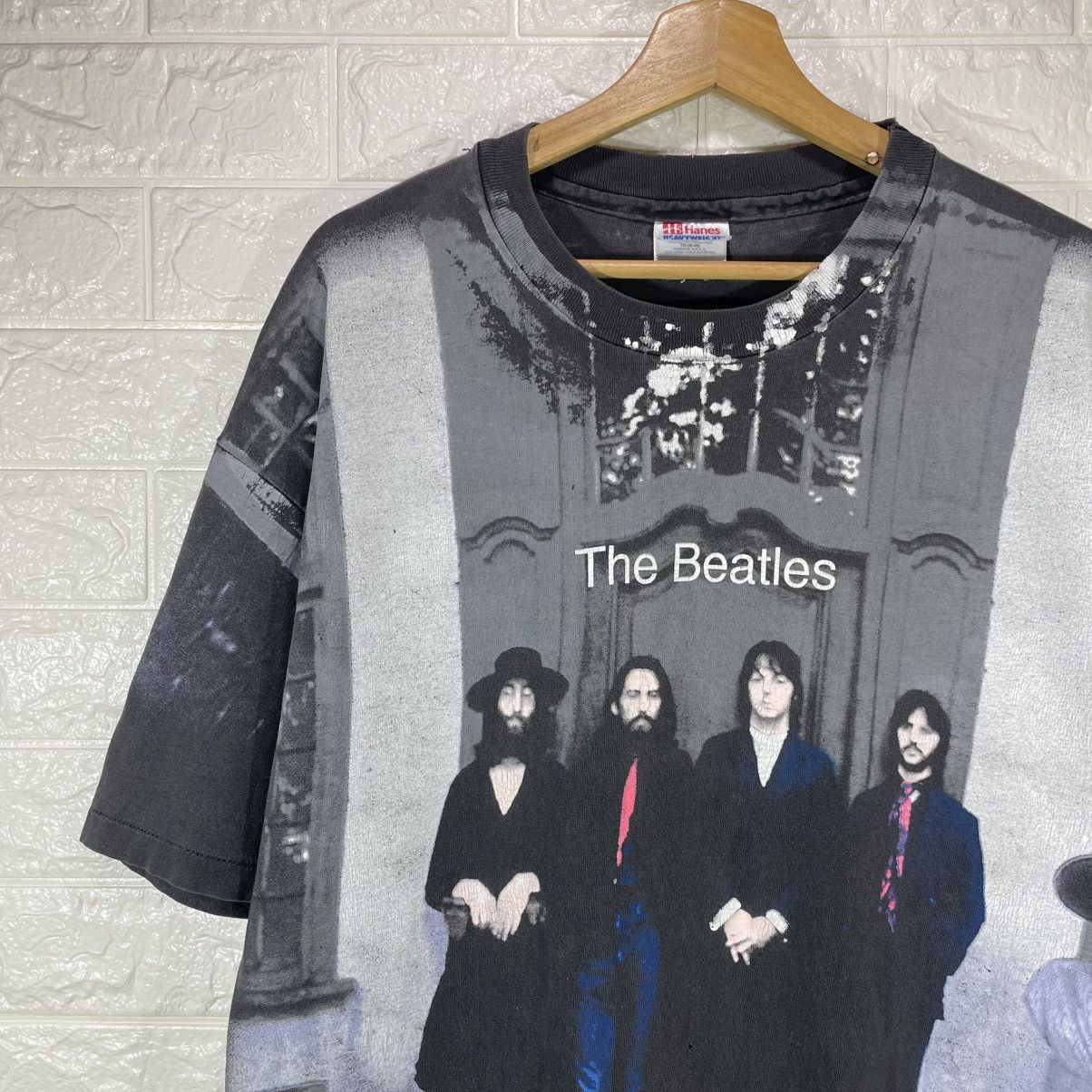 Rap Tees Thrashed Vintage The Beatles AOP Tee Size US XL / EU 56 / 4 - 4 Thumbnail
