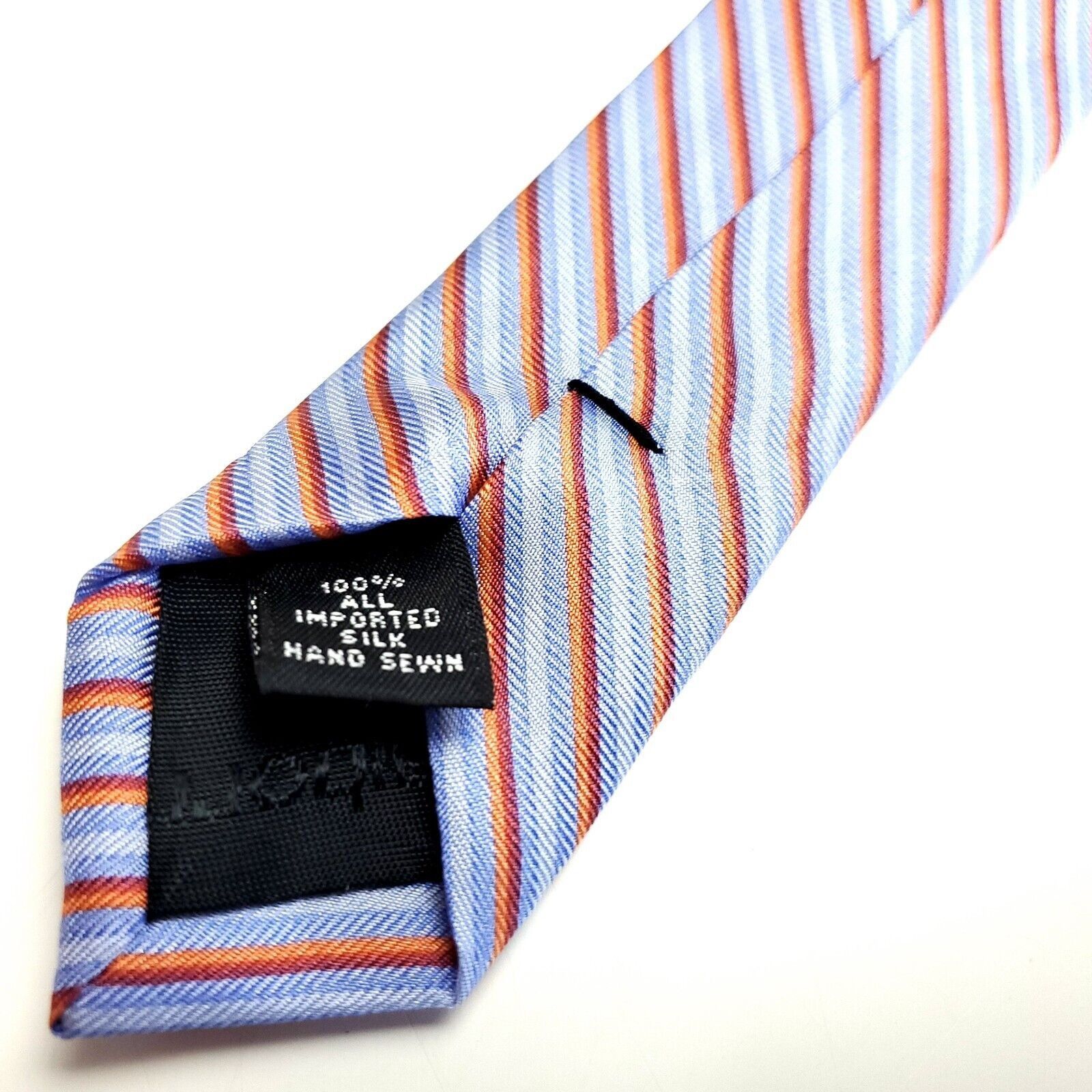 Liz Claiborne Claiborne Red White Silk Tie Woven Striped Size ONE SIZE - 5 Thumbnail