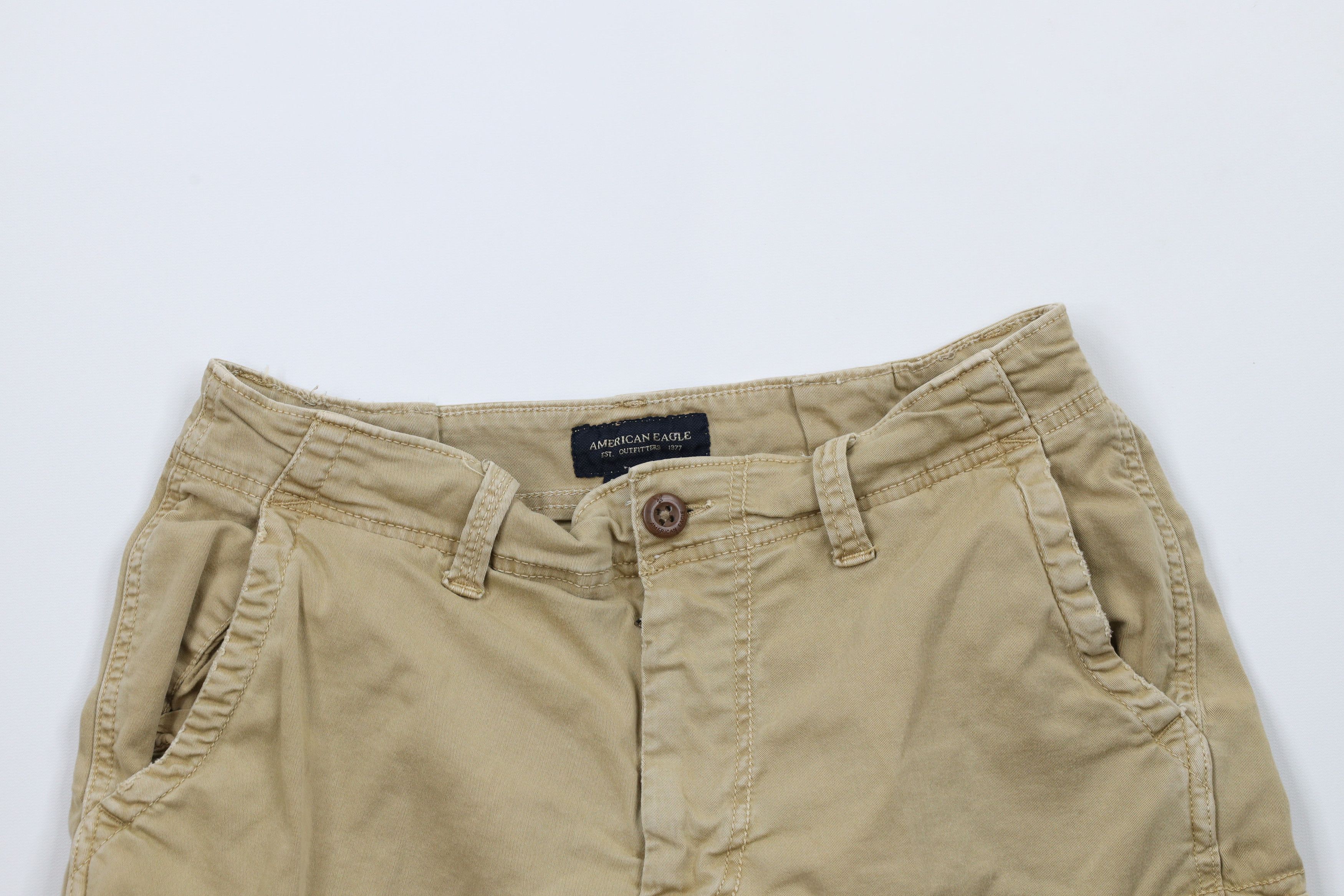 American Eagle Outfitters × Vintage Vintage American Eagle Outfitters Heavyweight Cargo Shorts Size US 32 / EU 48 - 2 Thumbnail