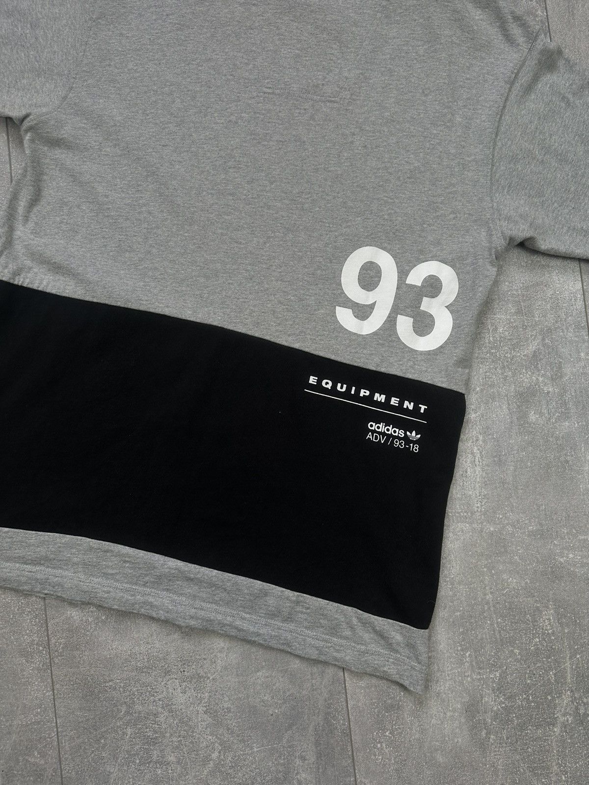 Equipment Adidas Equipment 93 Vintage Grey Tee Size US M / EU 48-50 / 2 - 13 Thumbnail