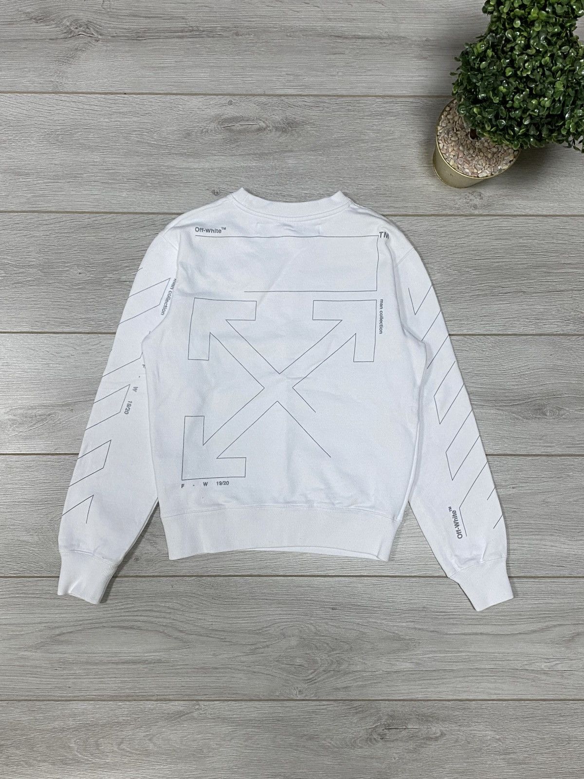 Hoodie Off White Unfinished T Shirt Off-White Unfinished Diagonal