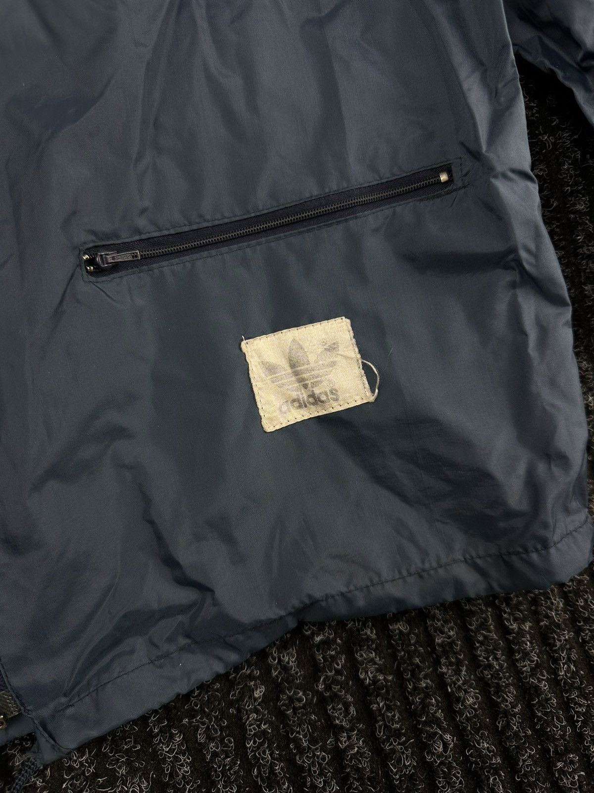 Adidas Vintage 1970s Adidas Nylon Windbreaker Jacket made in Korea Size US M / EU 48-50 / 2 - 3 Thumbnail