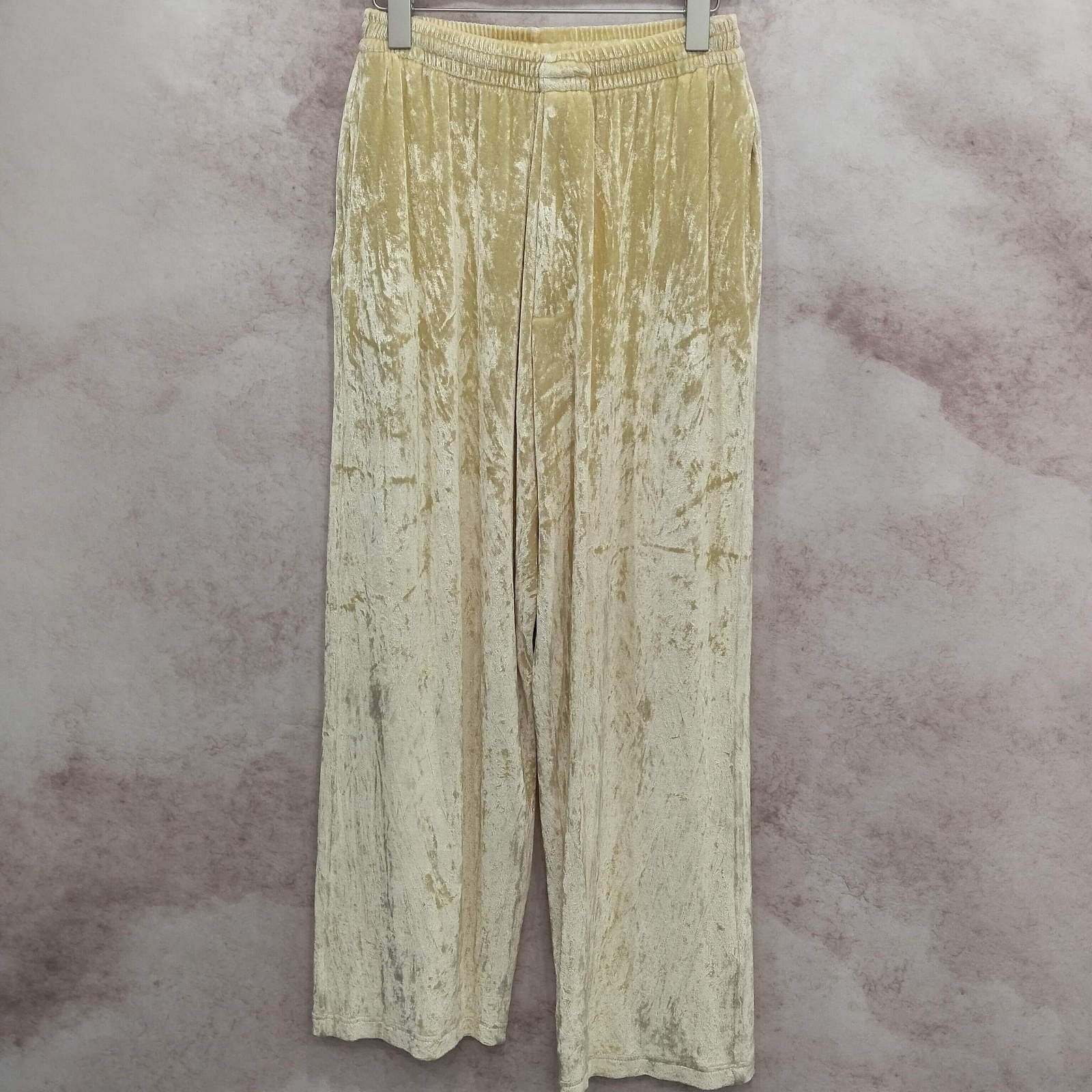 Balenciaga Balenciaga Crushed Velvet Pants Yellow Size XS Size 25" / US 0 / IT 36 - 1 Thumbnail