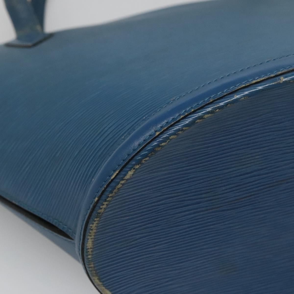 Louis Vuitton LOUIS VUITTON Epi Saint Jacques Shopping Shoulder Bag Blue Size ONE SIZE - 14 Thumbnail