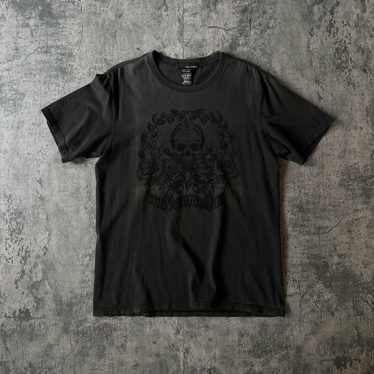 image of Number N Ine Ss06 Number (N)Ine/magical Design Skull Tee in Grey, Men's (Size Large)