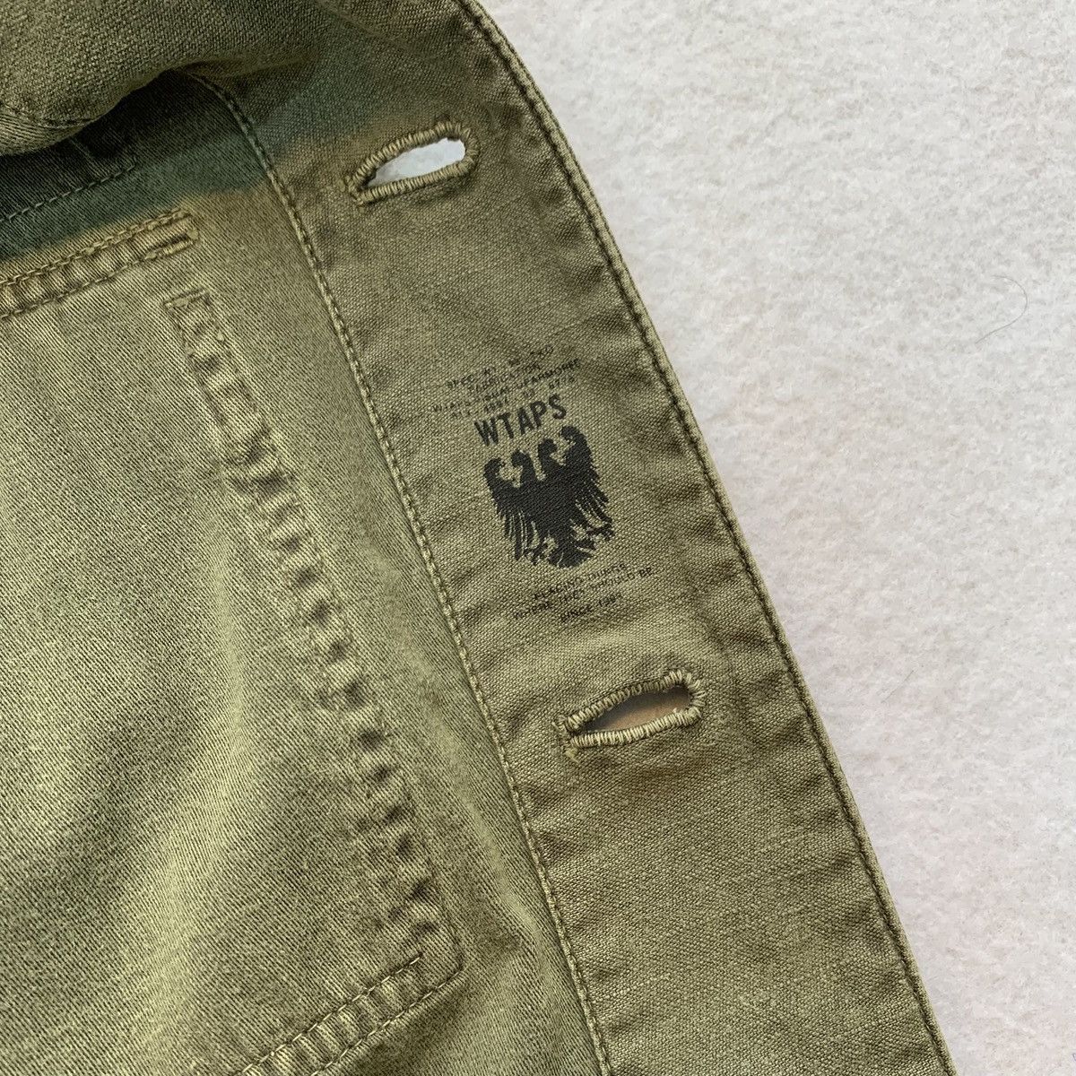 Wtaps WTAPS AW2013 "LIFIST" Military Sateen Shirt Jacket Size US M / EU 48-50 / 2 - 6 Thumbnail
