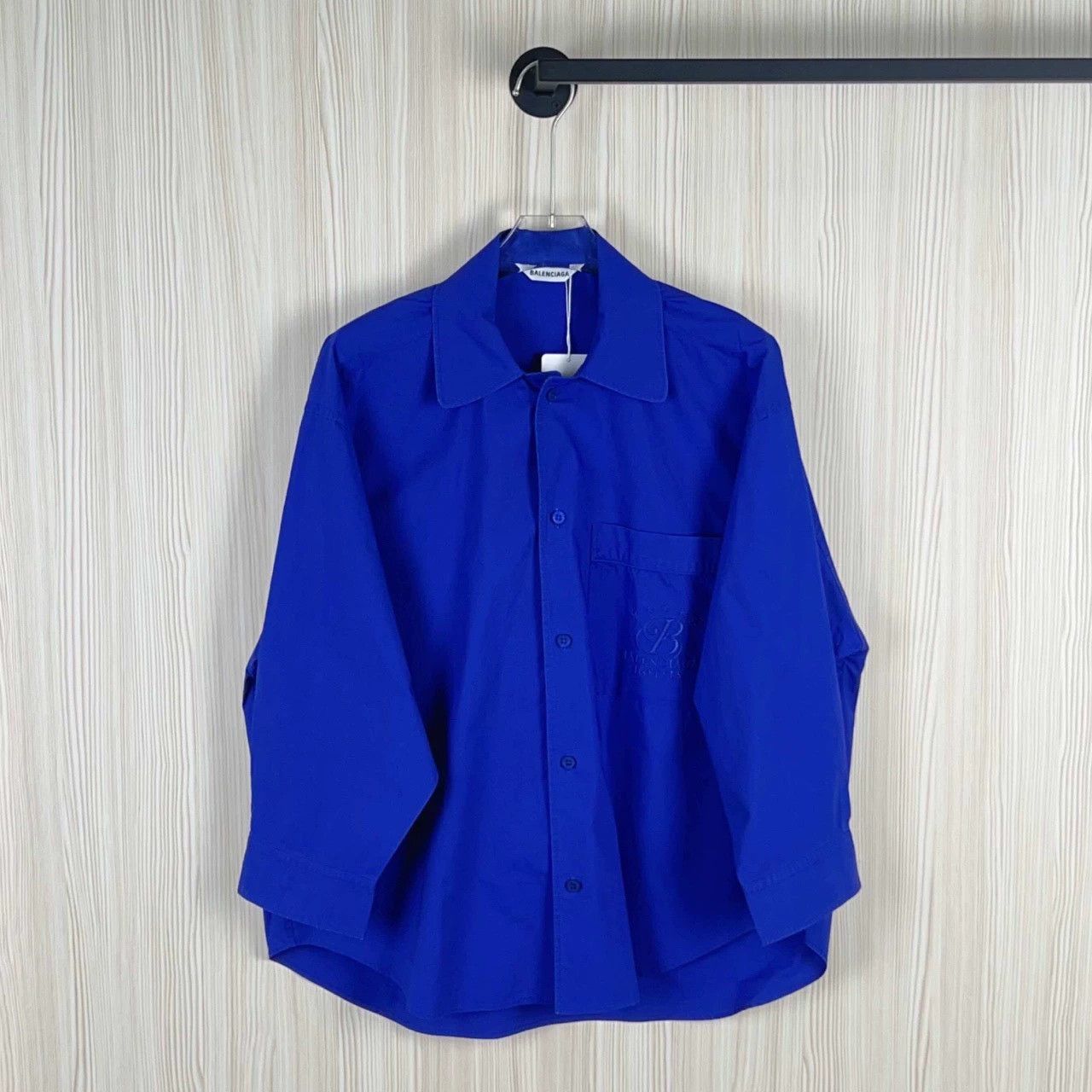 Balenciaga balenciaga blue long sleeve shirt size 36 Size US M / EU 48-50 / 2 - 1 Thumbnail