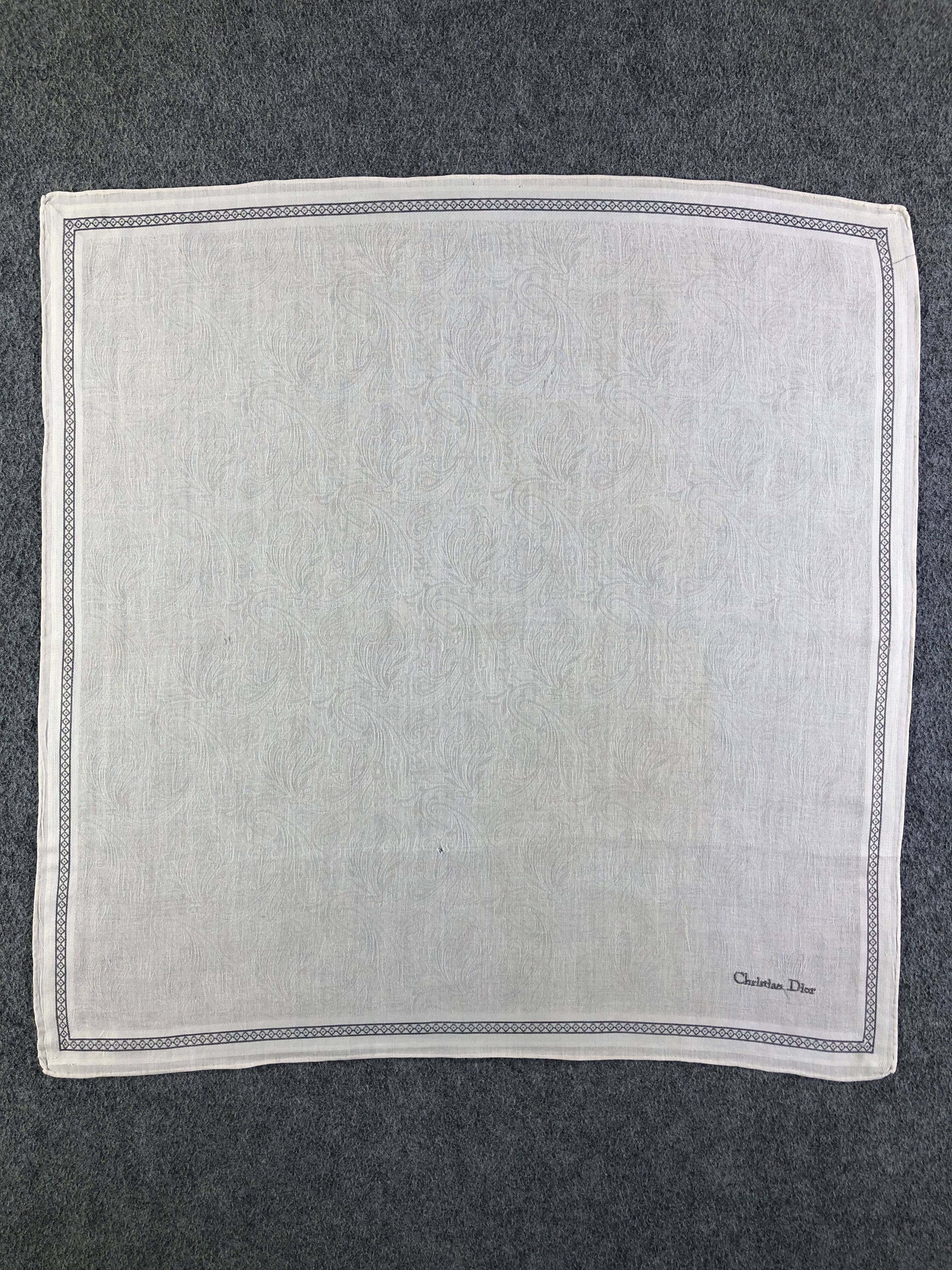 Vintage Christian Dior Handkerchief / Bandana / Neckerchief C408 Size ONE SIZE - 3 Thumbnail