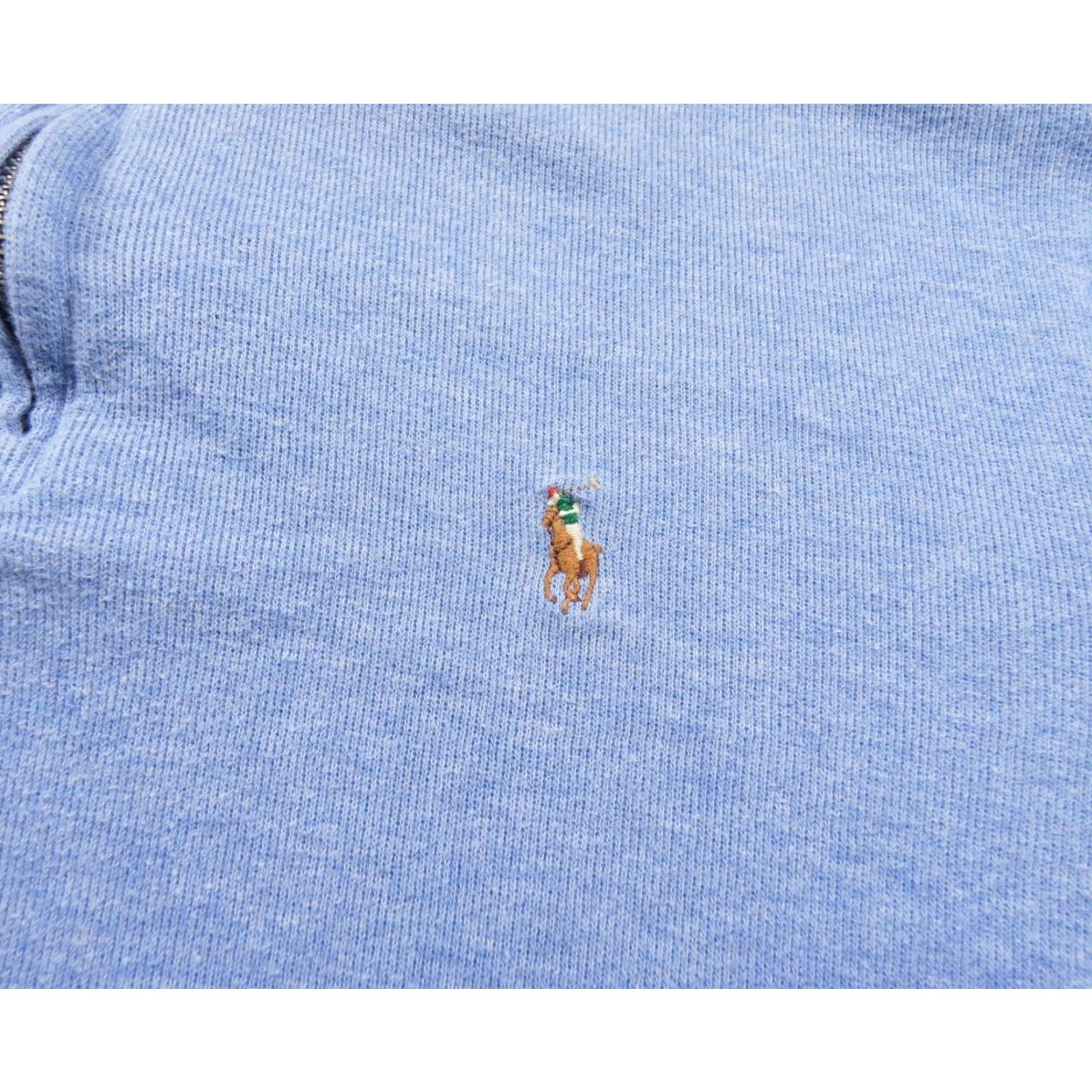 Polo Ralph Lauren Polo Ralph Lauren Sweater Mens Medium Blue 1/4 Zip Pullover Estate Rib Preppy Size US M / EU 48-50 / 2 - 3 Thumbnail