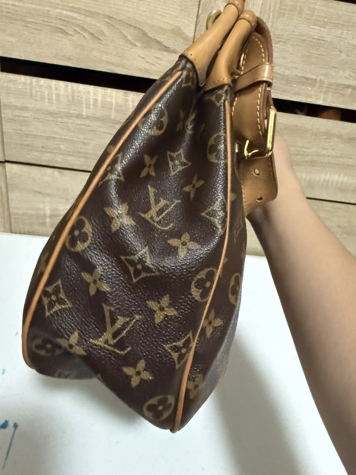 Louis Vuitton LV Galliera Monogram Brown Hobo Shoulderbag Size ONE SIZE - 5 Thumbnail