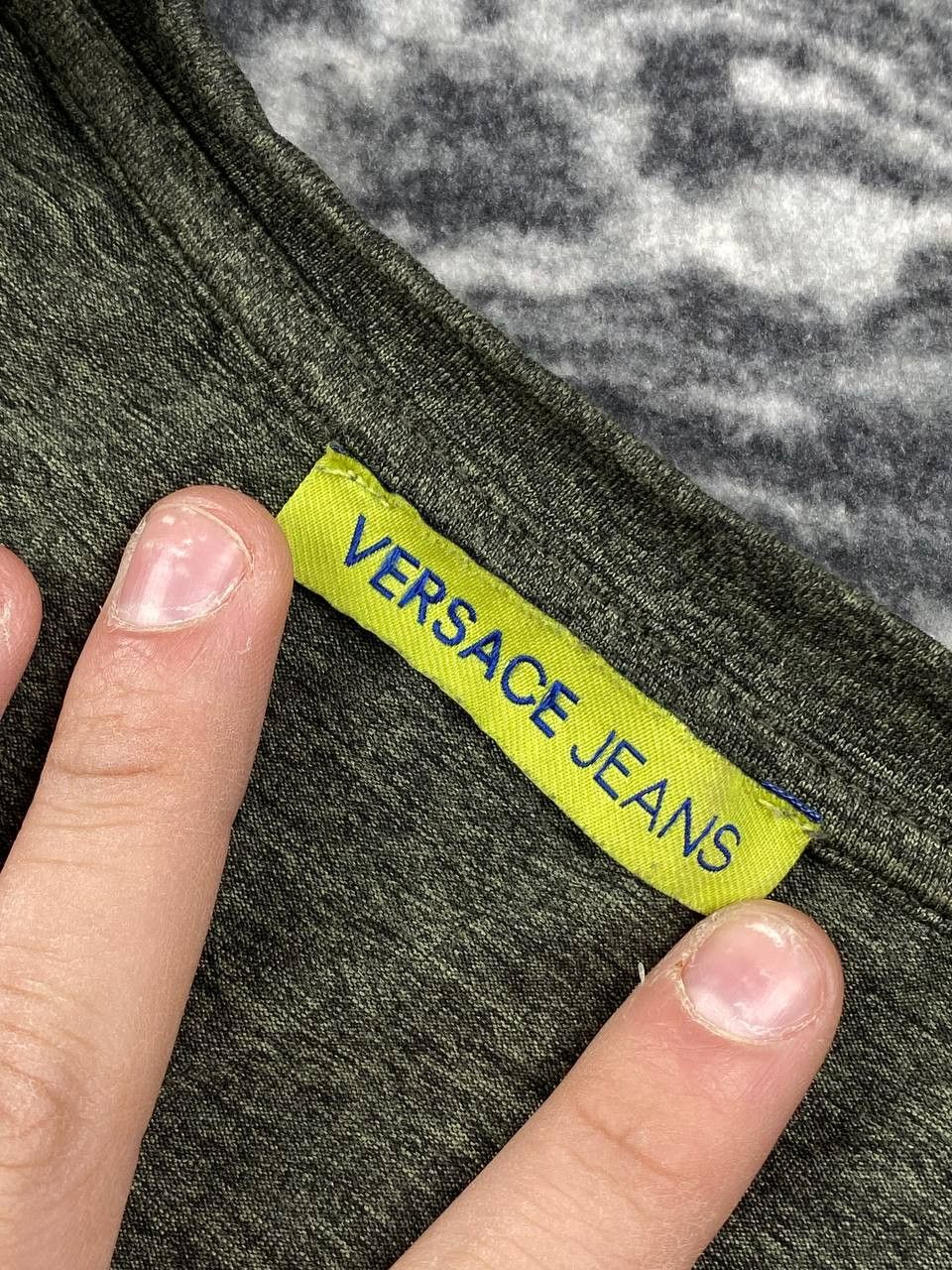 Versace Versace Jeans Couture Big Logo Men Size M Green Size US M / EU 48-50 / 2 - 5 Thumbnail