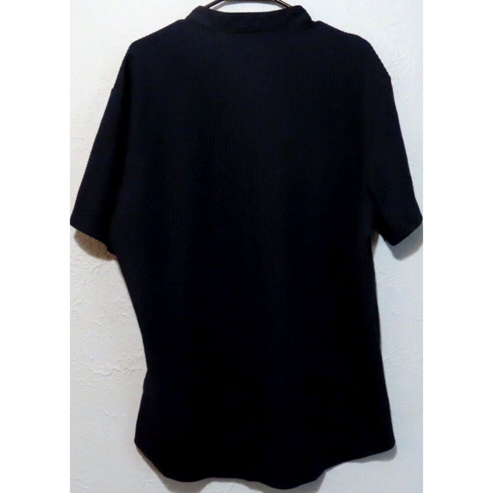 Vintage VINTAGE Hoooyi Mens XL Black Ribbed Button-Up Shirt NWT Size US XL / EU 56 / 4 - 6 Thumbnail