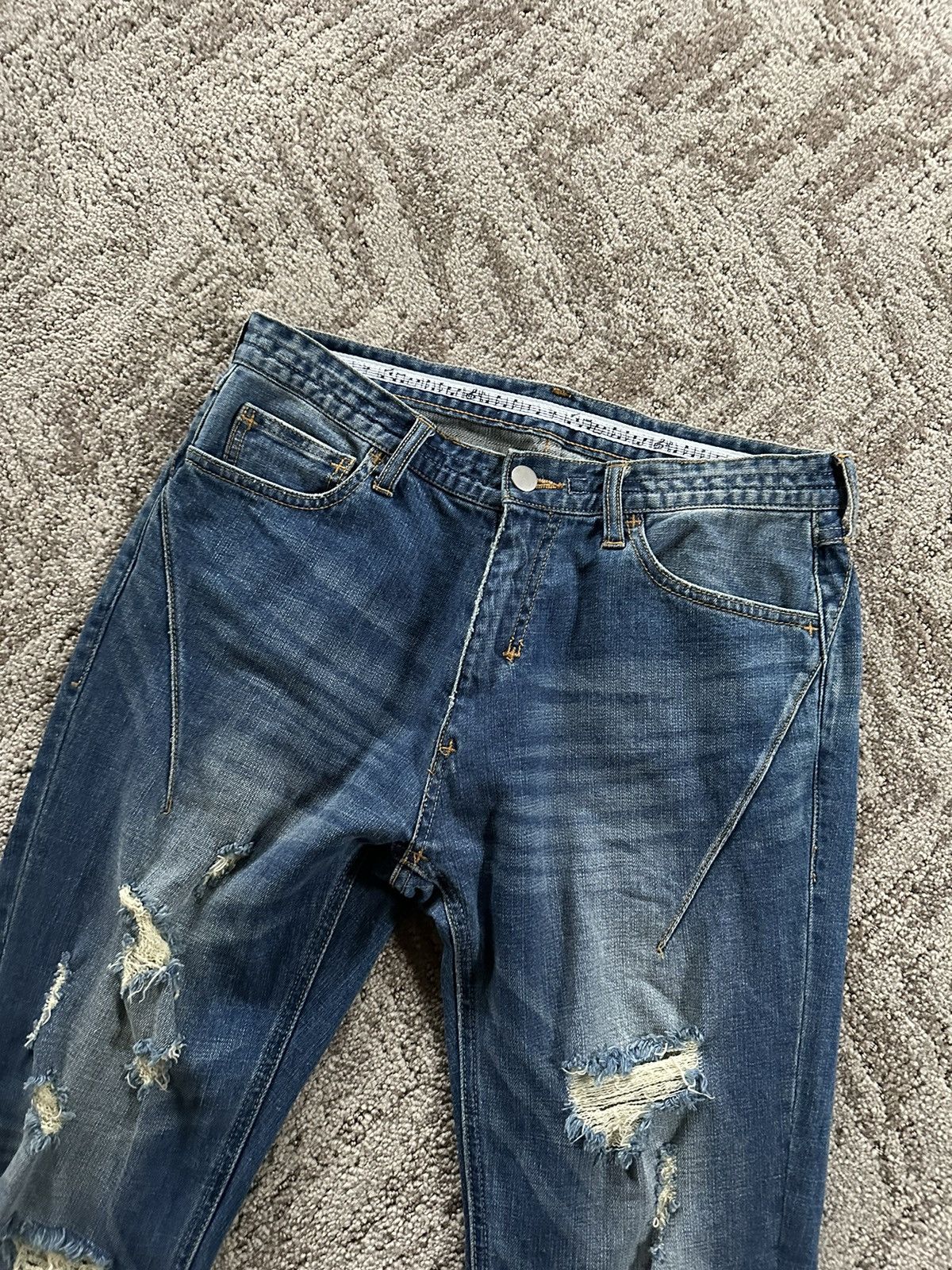 Number (N)ine Number (n)ine denim Size US 30 / EU 46 - 2 Thumbnail