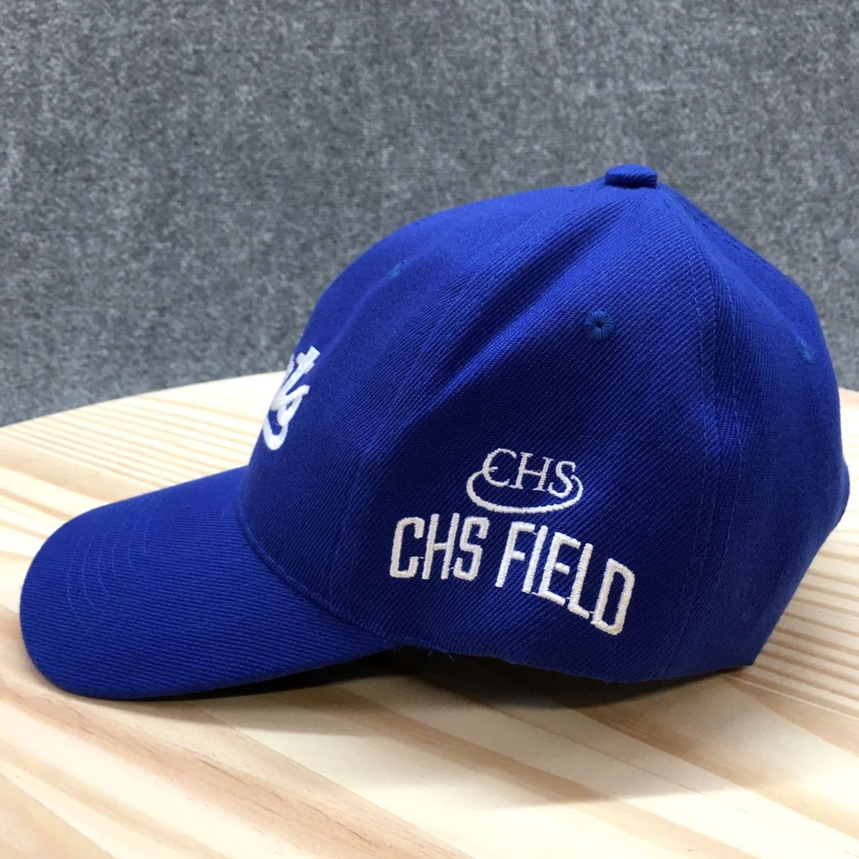 Logo 7 St. Paul Saints Baseball Hat Mens Blue One Size Curved Brim Embroidered Logo Size ONE SIZE - 4 Thumbnail