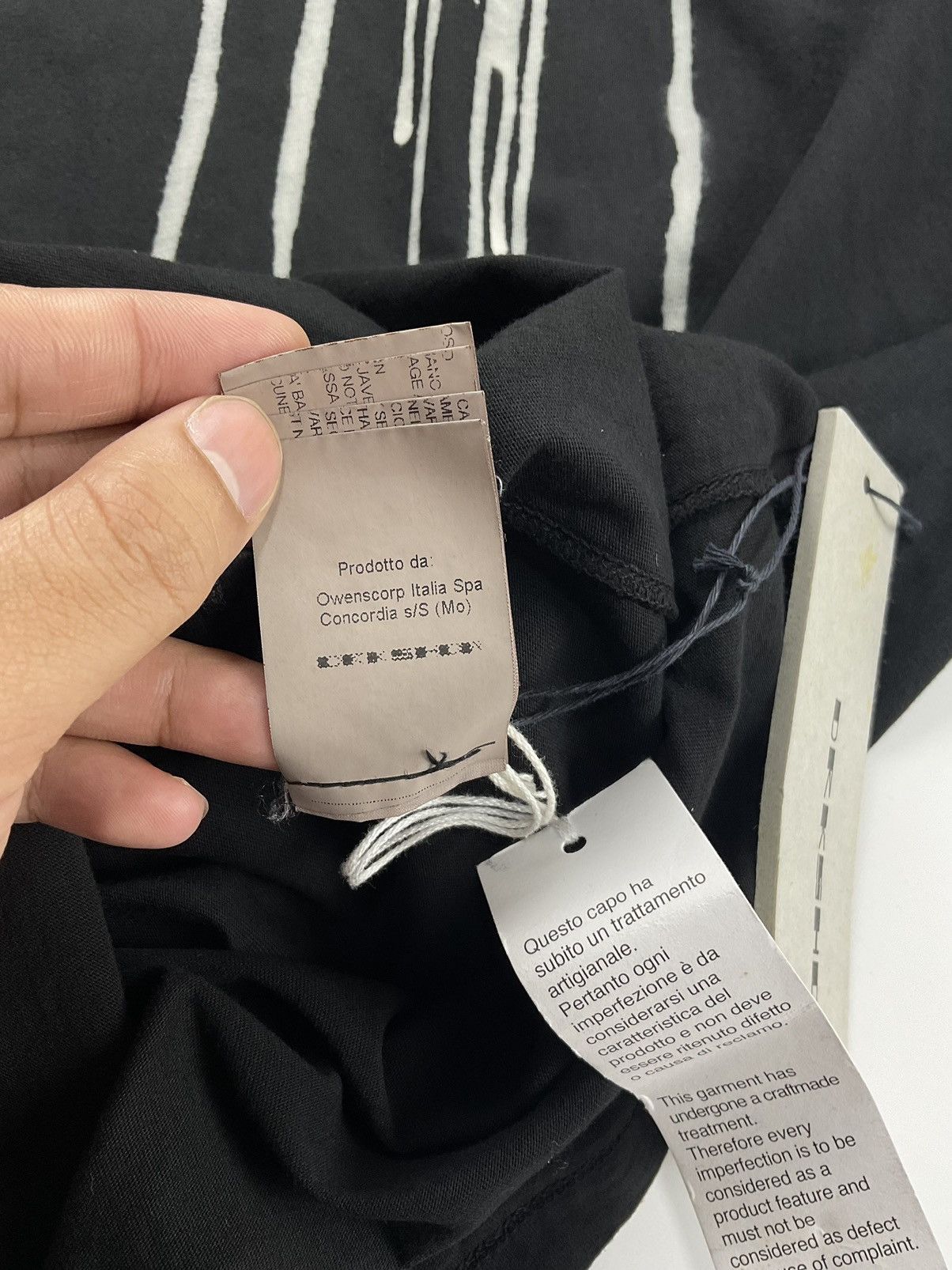 Rick Owens Rick Owens Bleach Vomit Long Sleeve Size US M / EU 48-50 / 2 - 11 Thumbnail