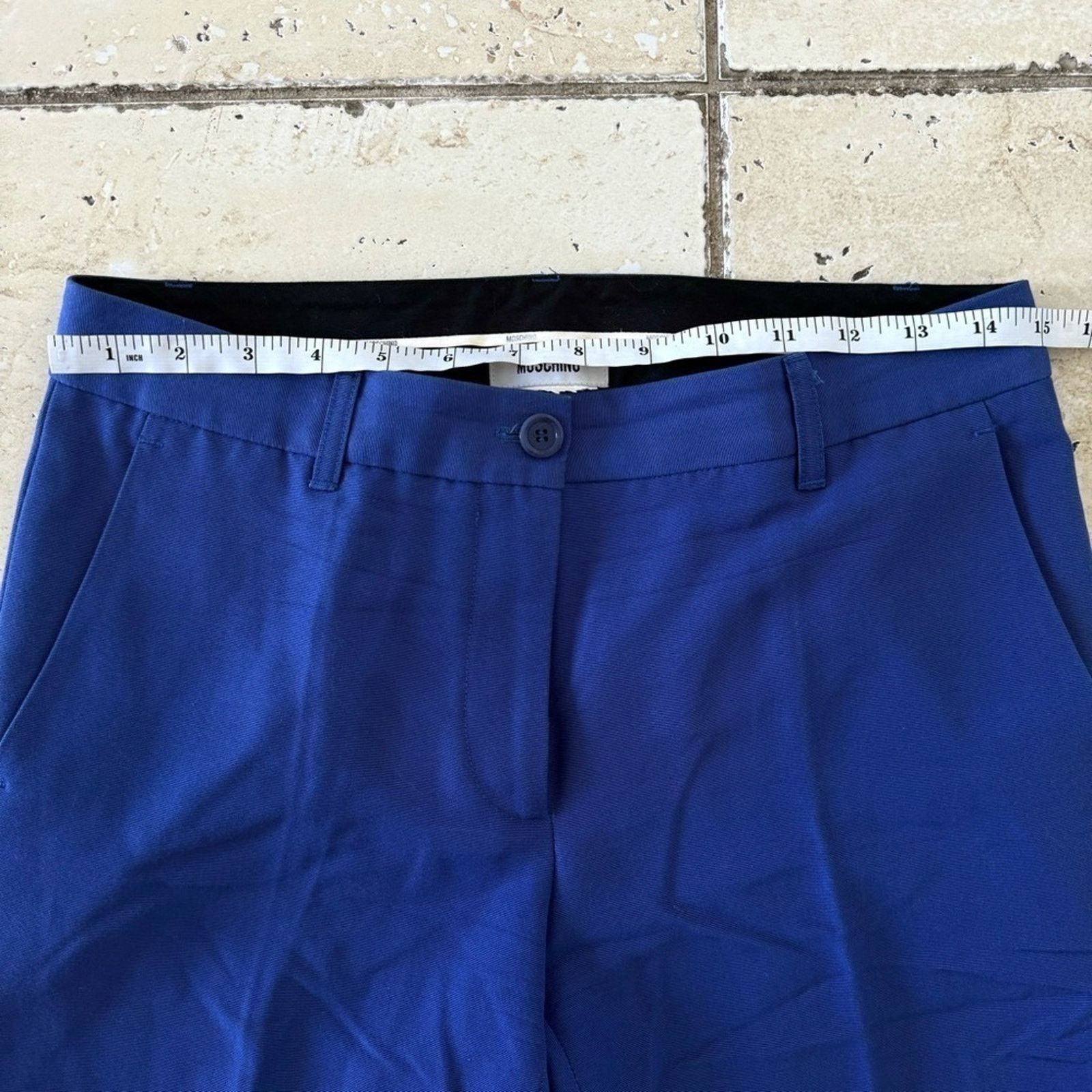 Moschino MOSCHINO Royal Blue Pants, Size 8 Size 30" / US 8 / IT 44 - 5 Thumbnail
