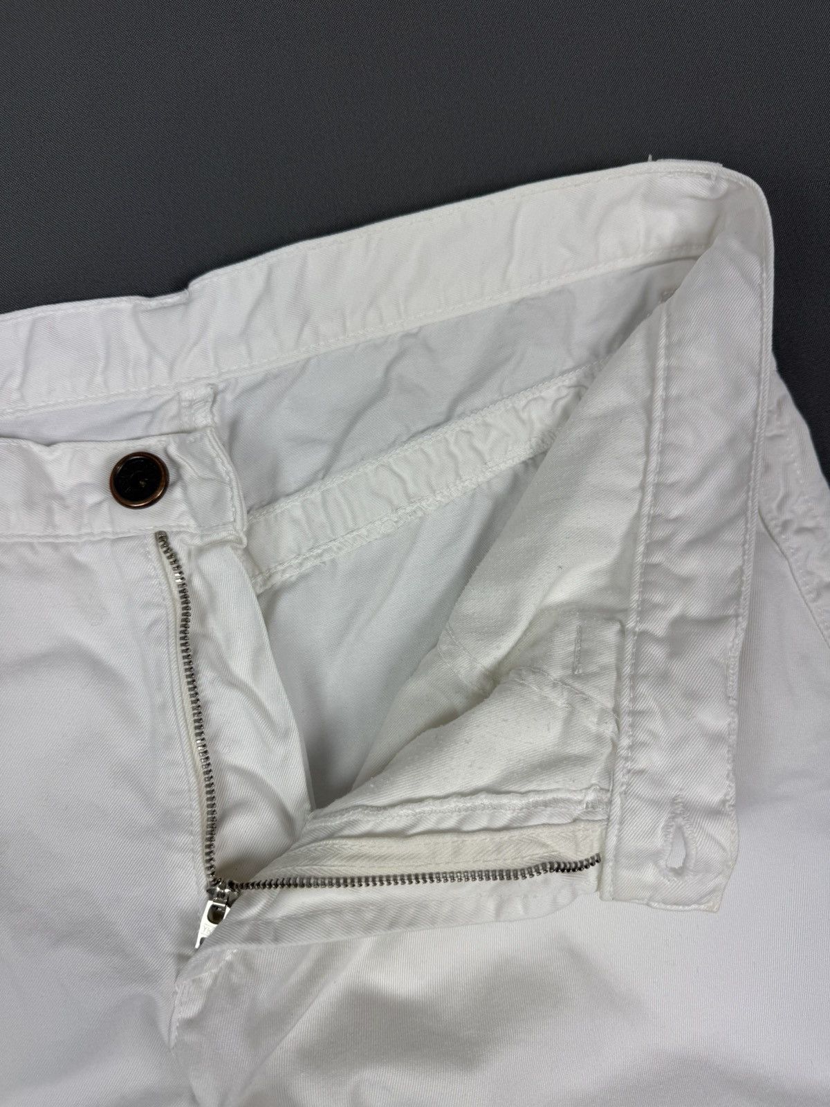 Dirk Bikkembergs Y2K Vintage Faded Dirk Bikkembergs White Workwear Pants Size 34" / US 12 / IT 48 - 10 Thumbnail