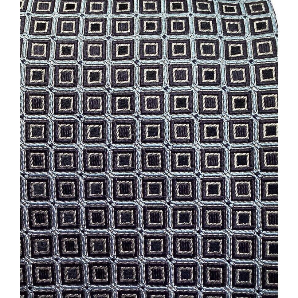 Canali CANALI Sky Blue Geometric Luxury Silk Tie Made In Italy W: 3 Size ONE SIZE - 6 Thumbnail