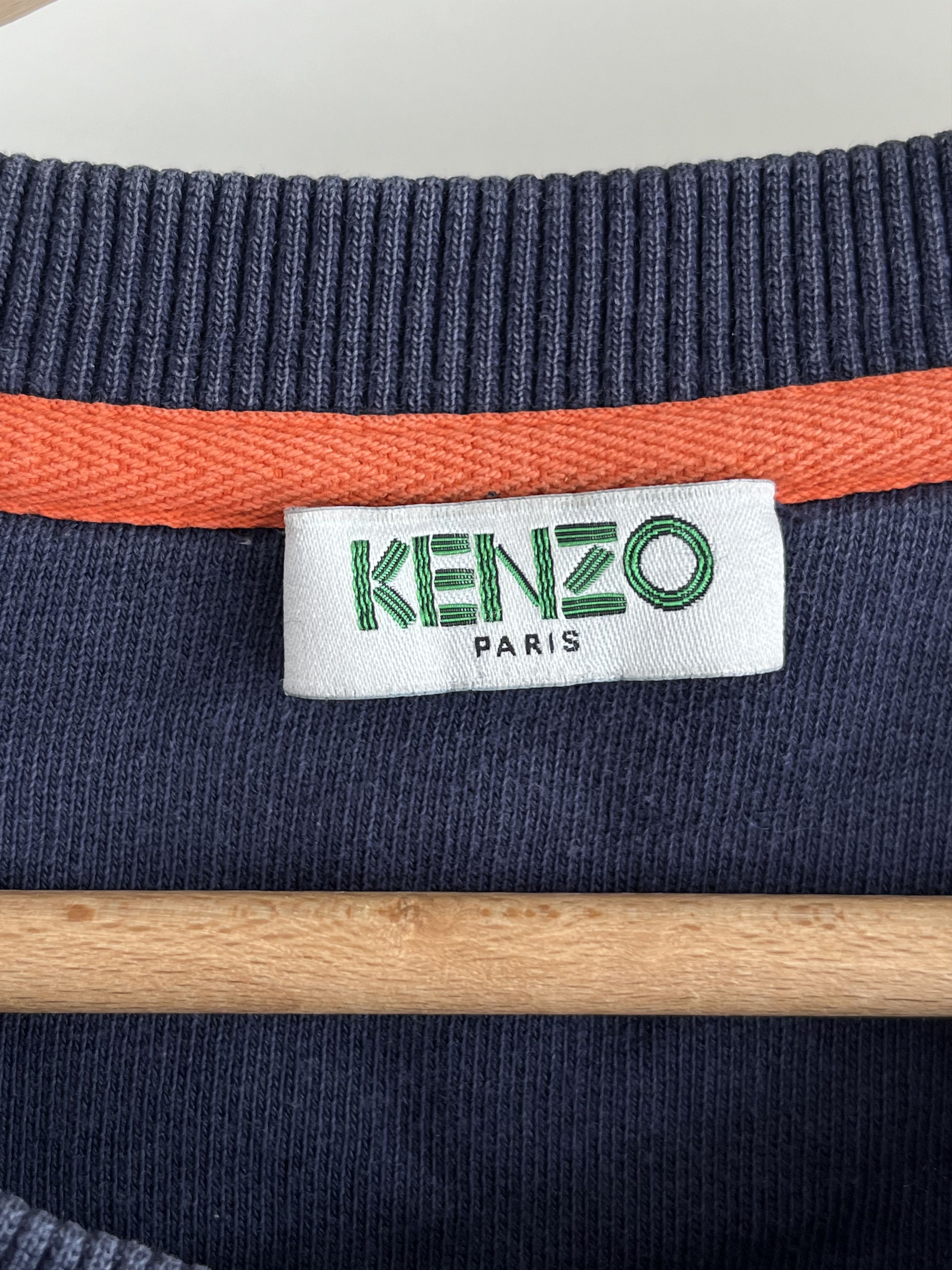 Designer × Kenzo × Vintage Kenzo Paris Tiger Sweatshirt Size US S / EU 44-46 / 1 - 4 Thumbnail