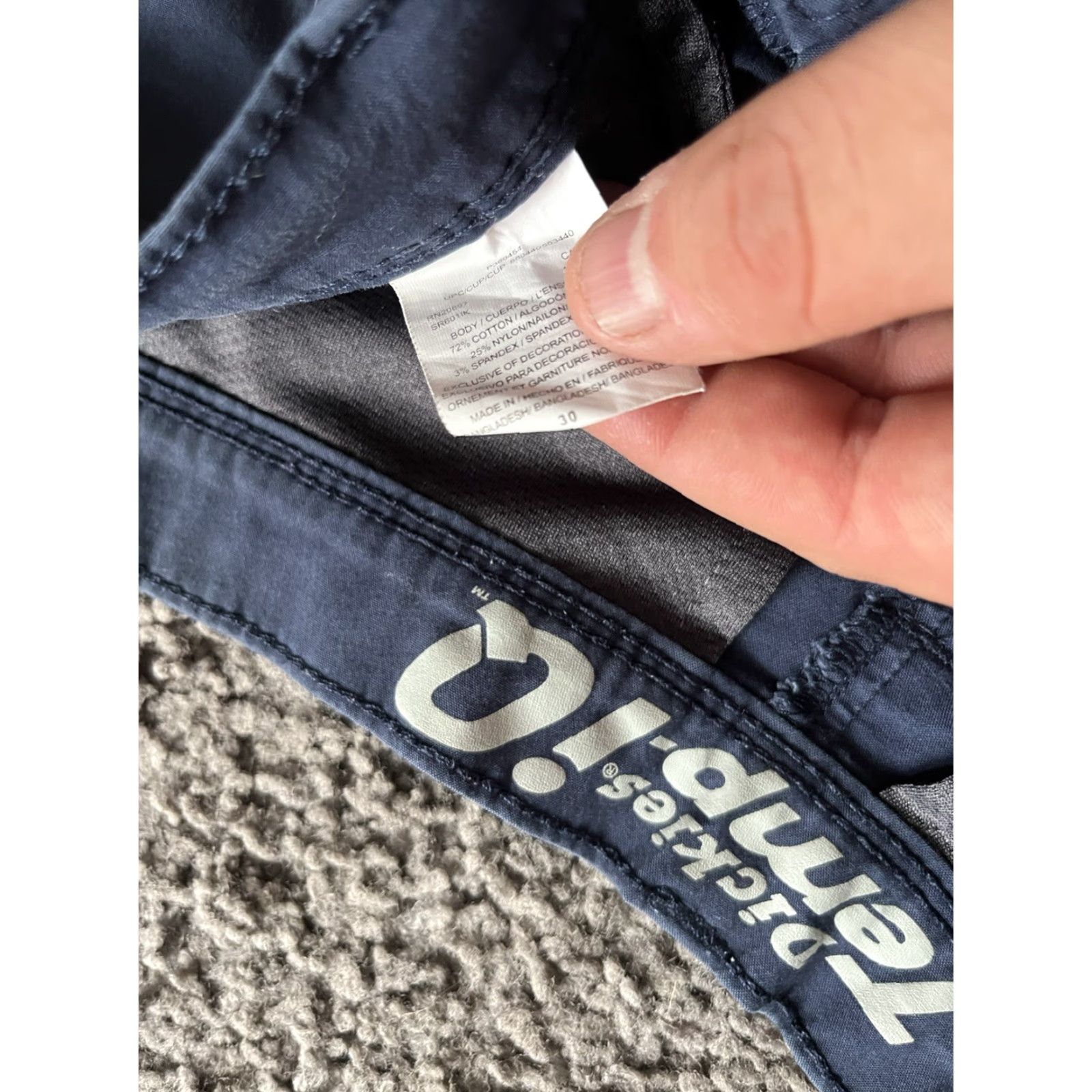 Dickies Dickies Cargo Shorts Mens 30 Tan Blue Flat Front 5-Pocket Regular Inseam 10.5 in Cotton Nylon Spandex Breathable Workwear Shorts Mens Blue Size US 30 / EU 46 - 4 Thumbnail