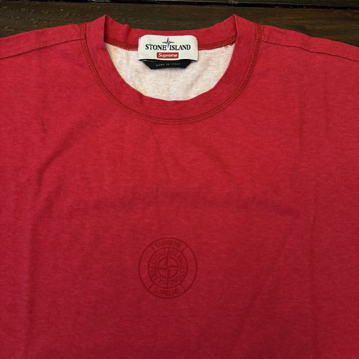 Stone Island × Supreme Supreme x Stone Island Tee Size US L / EU 52-54 / 3 - 3 Thumbnail