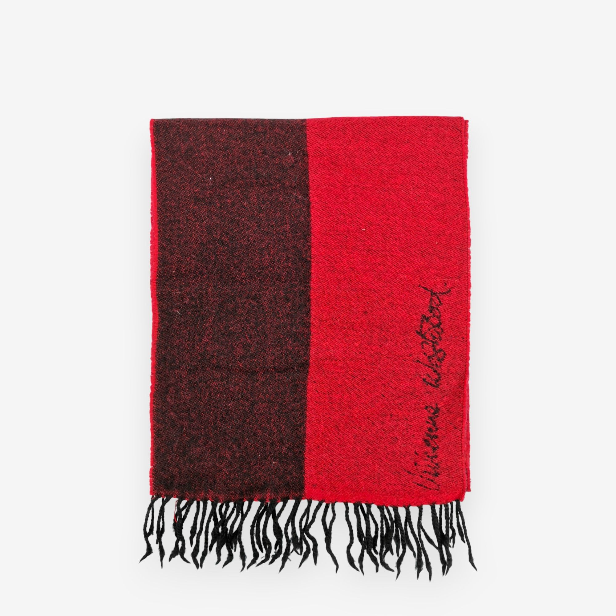 Vintage × Vivienne Westwood VINTAGE VIVIENNE WESTWOOD Scarf Orbs Wool Scarves Size ONE SIZE - 2 Thumbnail
