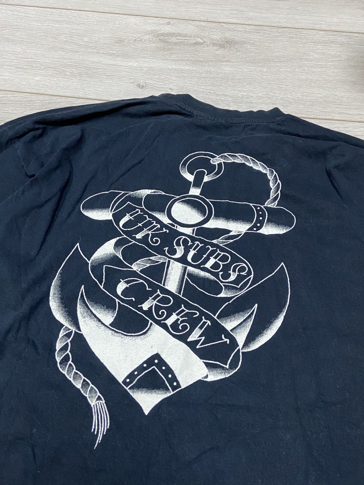 Band Tees Uk Subs anchor ⚓️ crew Punk Forever Vintage Tshirt Size US XL / EU 56 / 4 - 3 Thumbnail