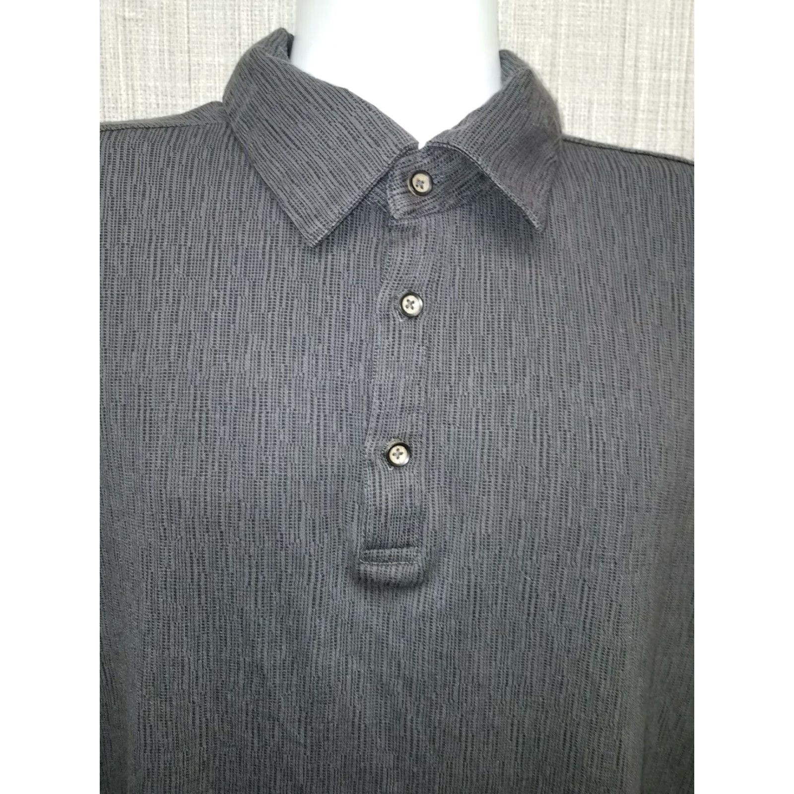 Nat Nast Nat Nast Luxury Originals Golf Polo Mens XL Black Casual Golf Shirt Size US XL / EU 56 / 4 - 2 Thumbnail