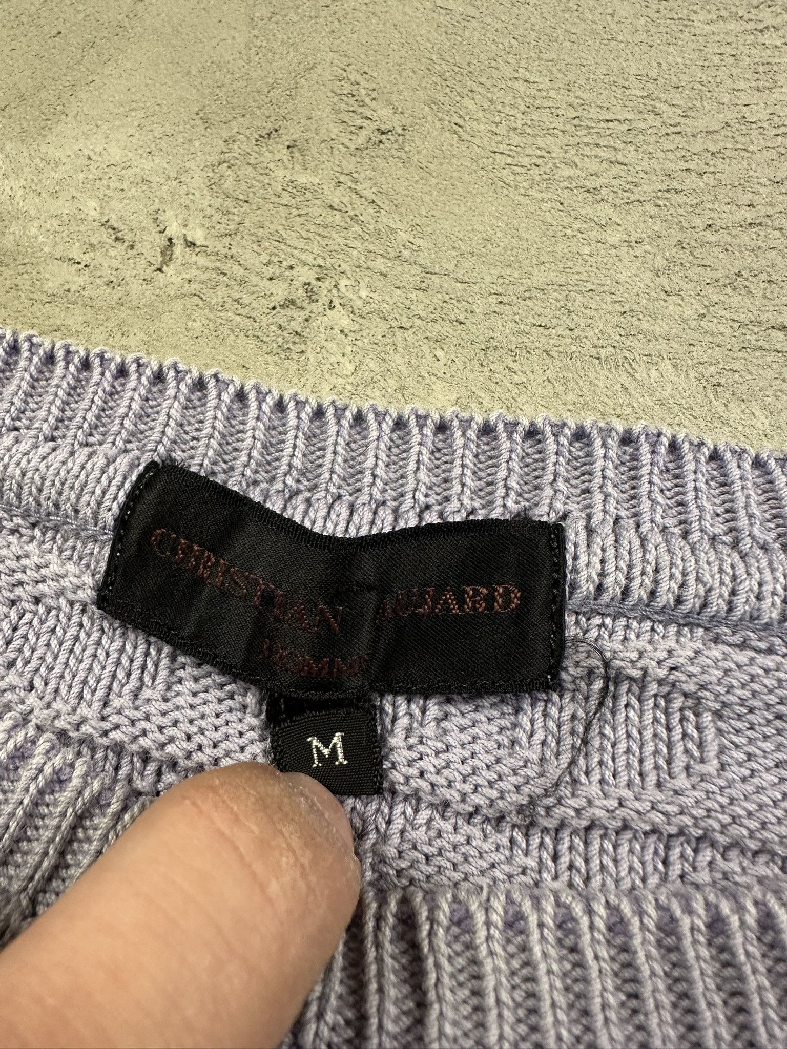 Other Rare Vintage Christian Aujard Homme 3D Cable Sweater Boxy Size US M / EU 48-50 / 2 - 12 Thumbnail