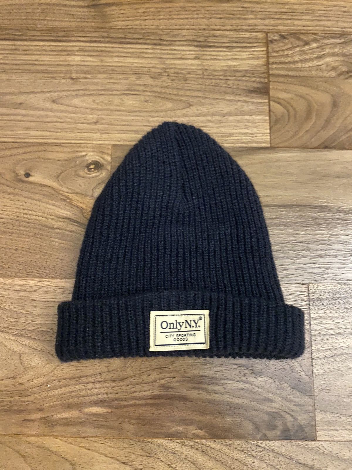Only NY OnlyNY Dark Navy Beanie Size ONE SIZE - 1 Thumbnail
