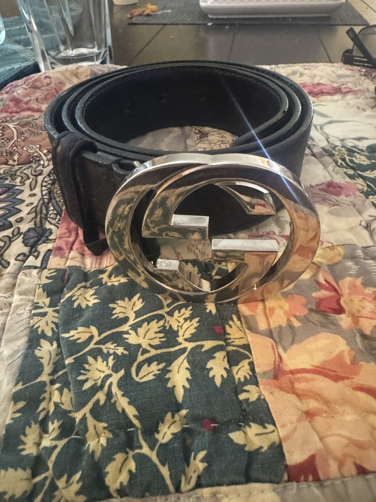 Gucci Gucci Interlocking G buckle belt Size ONE SIZE - 1 Thumbnail