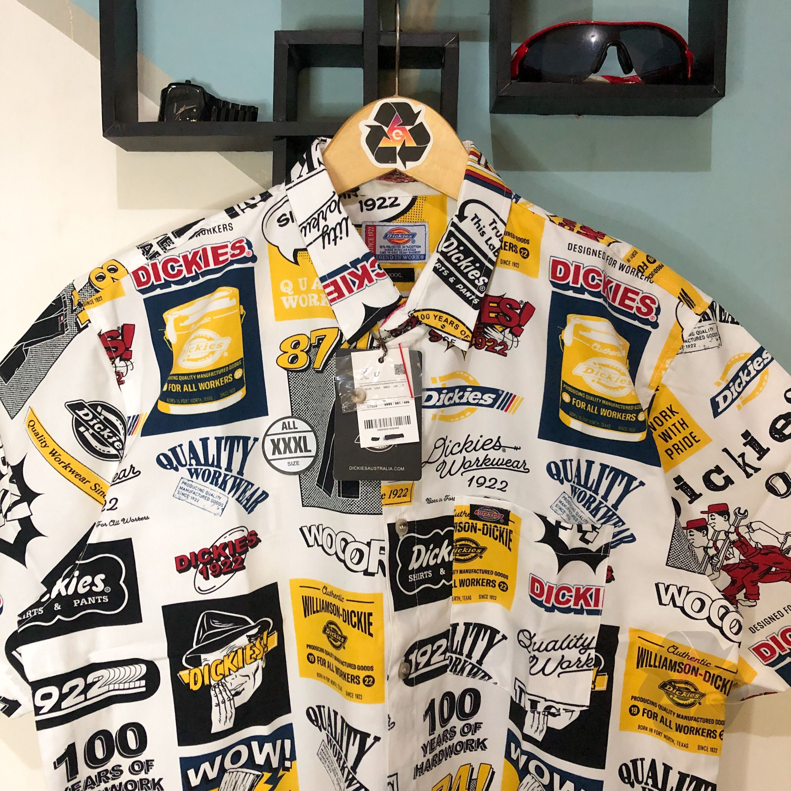 Dickies RARE Dickies Montana Short Sleeve Reg Fit Shirt Dead Stock Size US XL / EU 56 / 4 - 5 Thumbnail